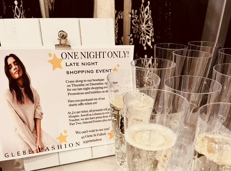Late Night Christmas Shopping Event