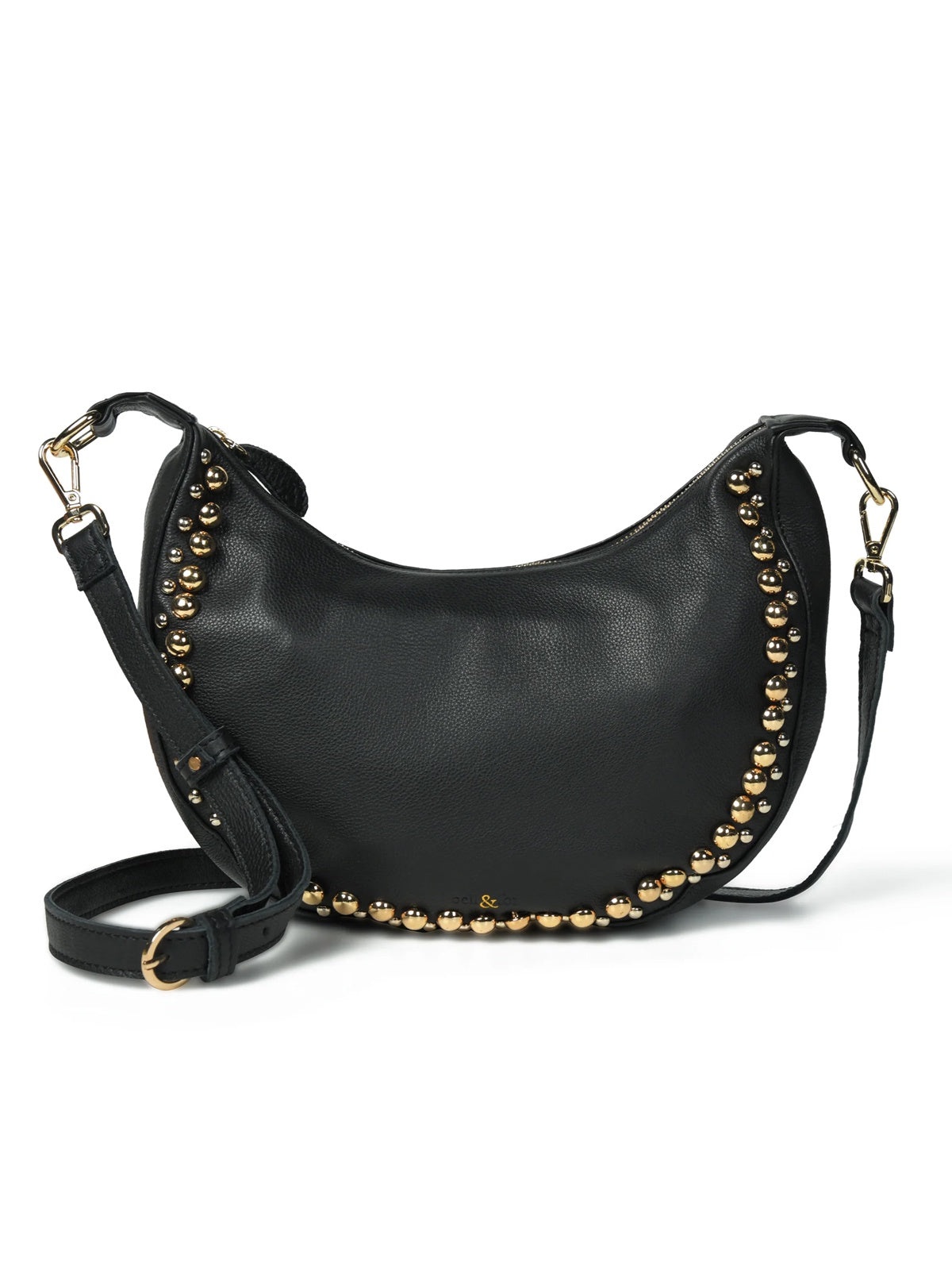 Bell & Fox Robyn Studded Crossbody Bag Black