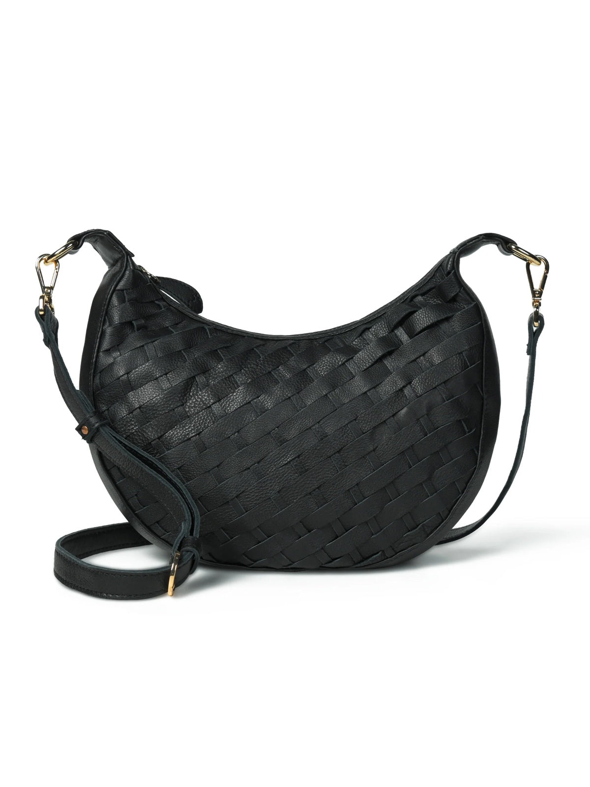Bell & Fox Robyn Hand Woven Cross Body Bag Black