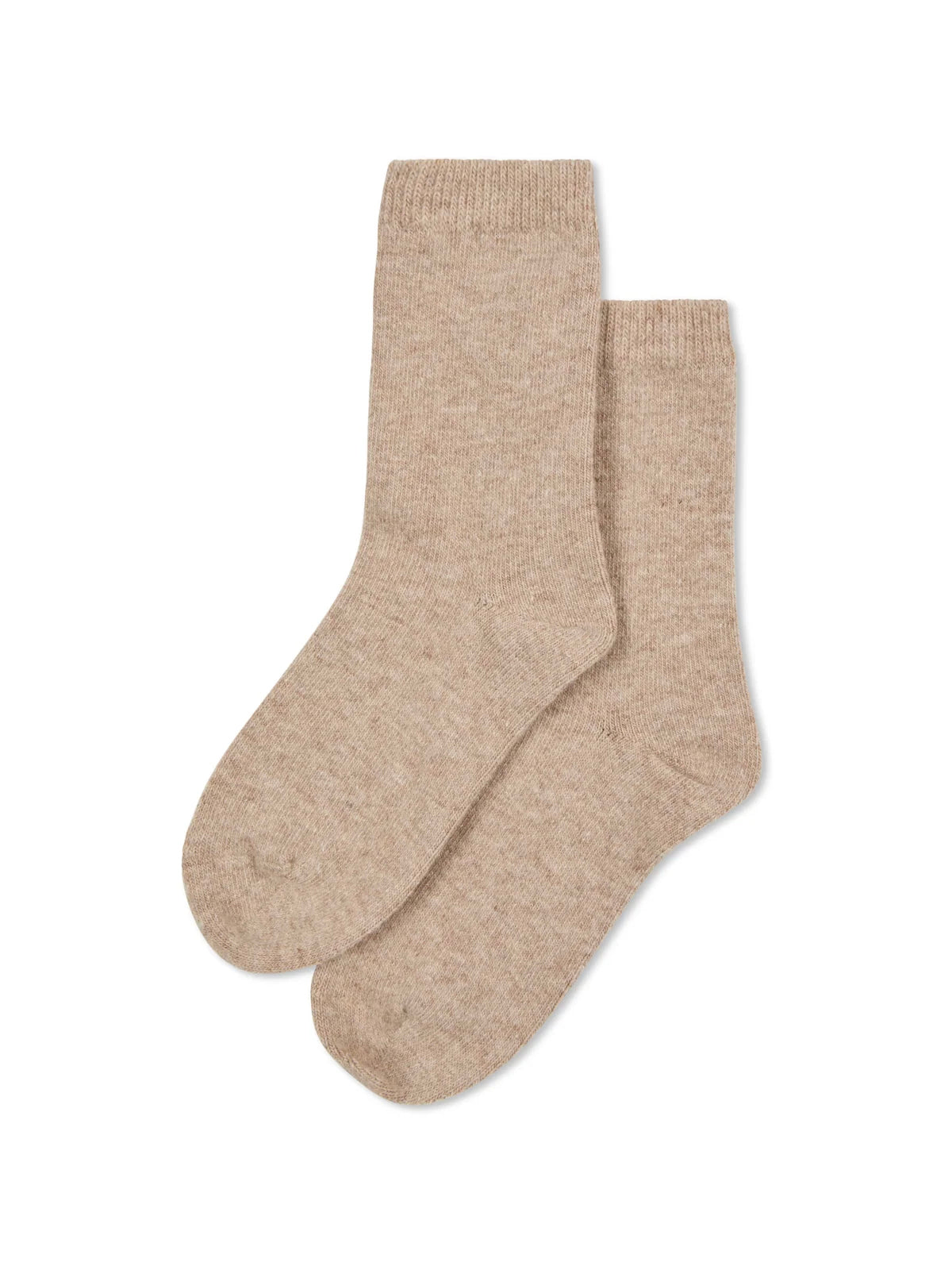Chalk Cosy Cashmere Short Socks