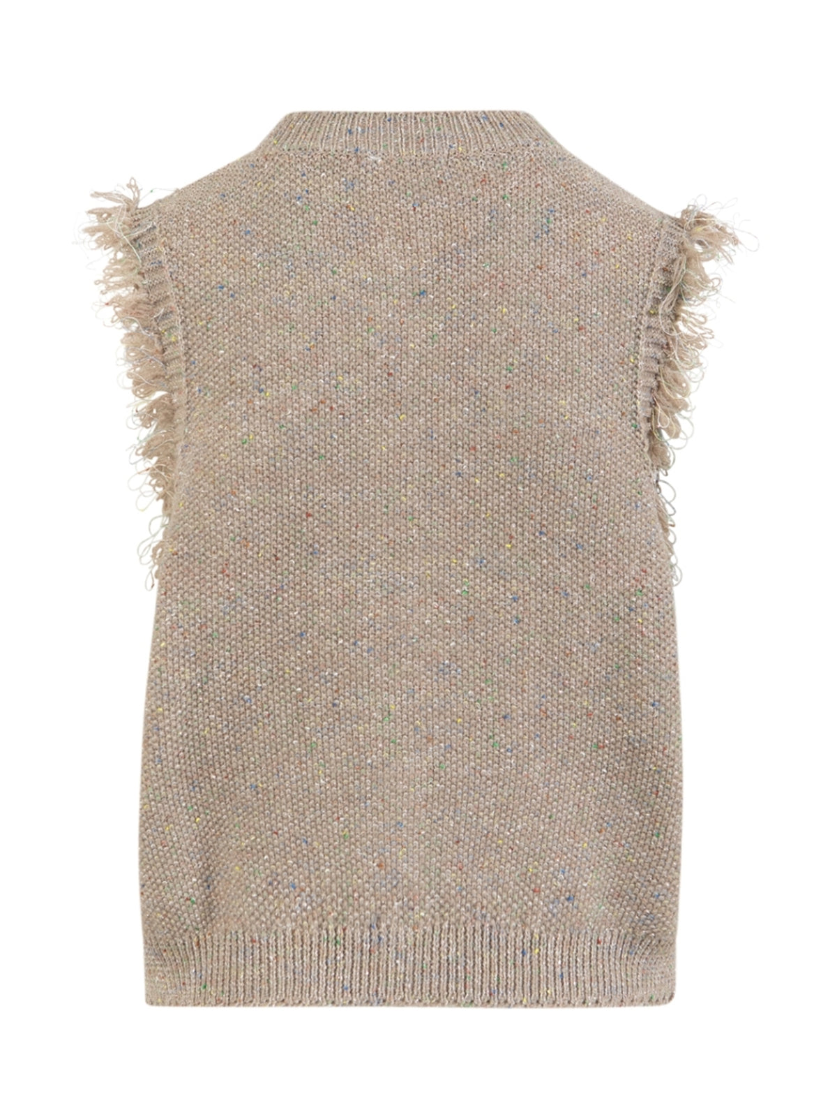 Coster Copenhagen Lurex Knit Vest Sand