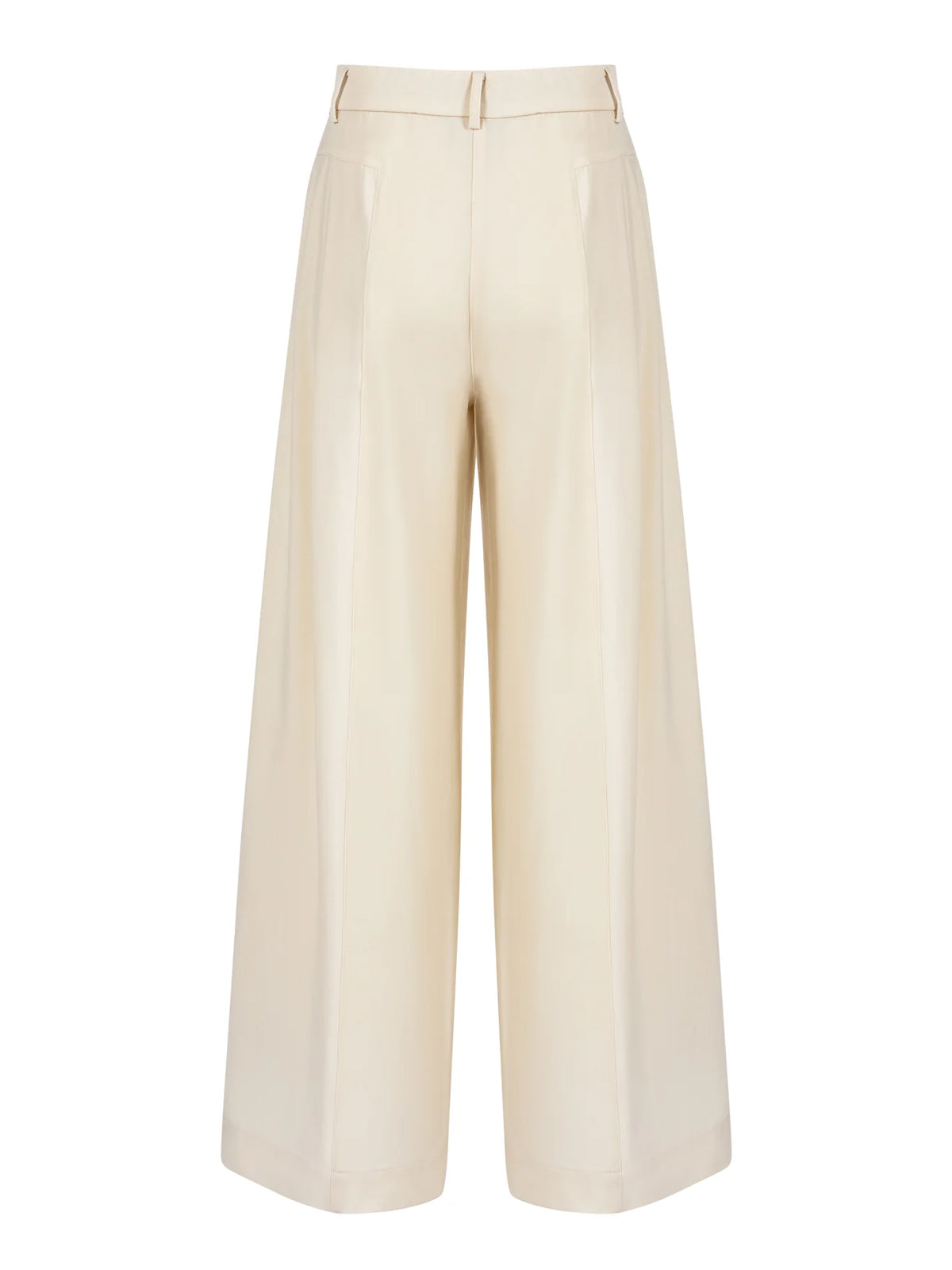 Coster Copenhagen Shiny Wide Pants Pearl