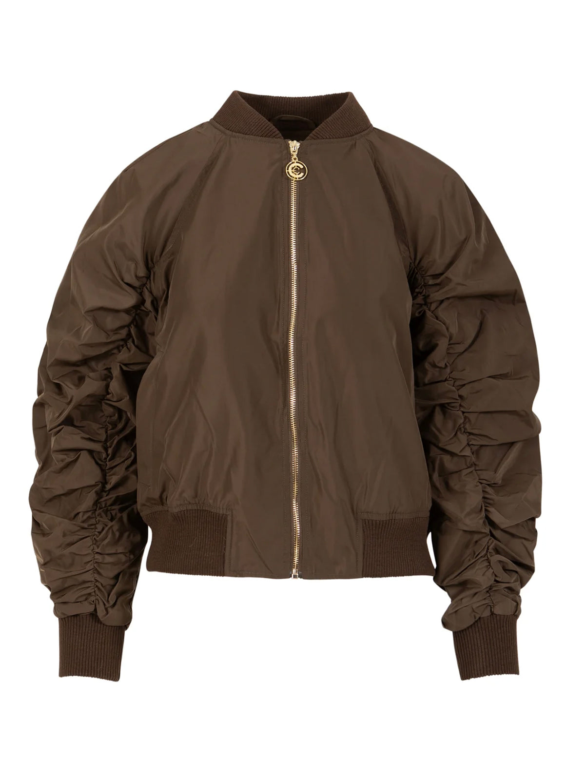 Coster Copenhagen Short Bomber Jacket Chocolate Brown