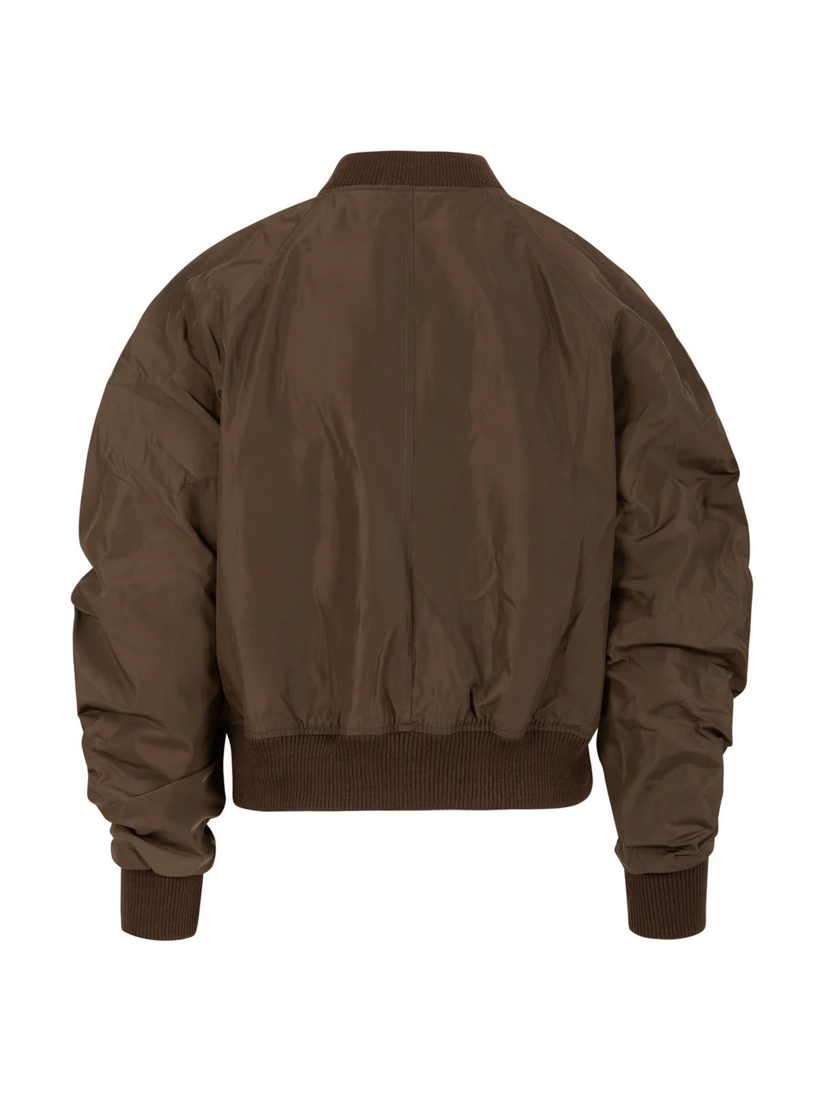 Coster Copenhagen Short Bomber Jacket Chocolate Brown