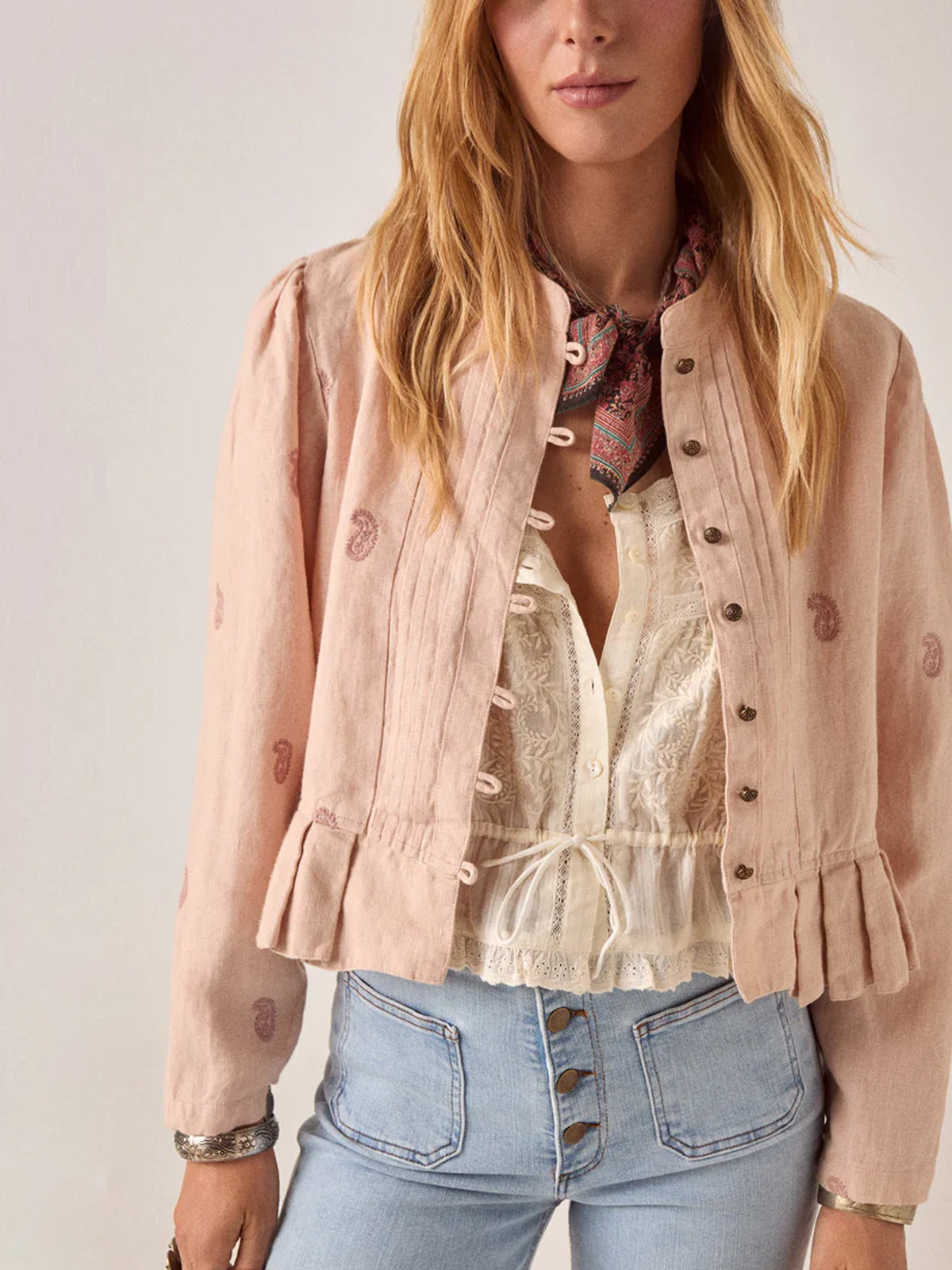 Maison Hotel Edgar Jacket Antique Blush