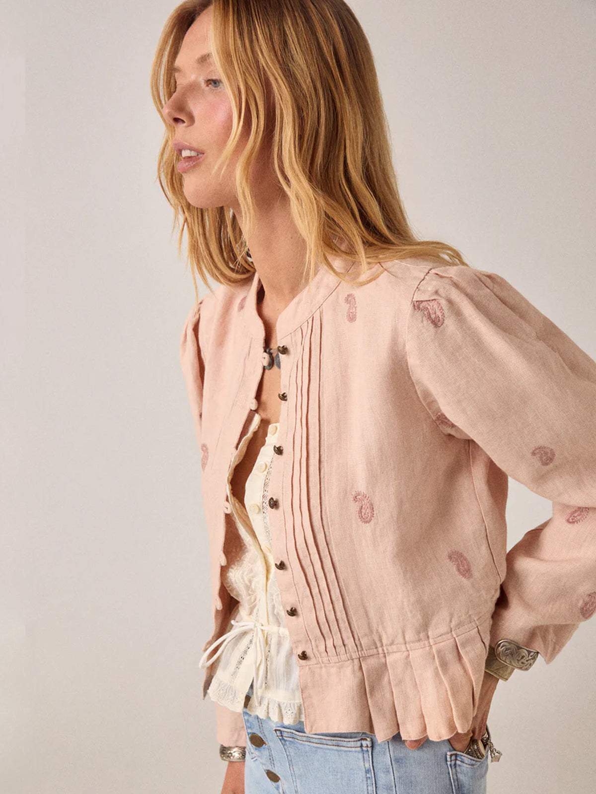 Maison Hotel Edgar Jacket Antique Blush