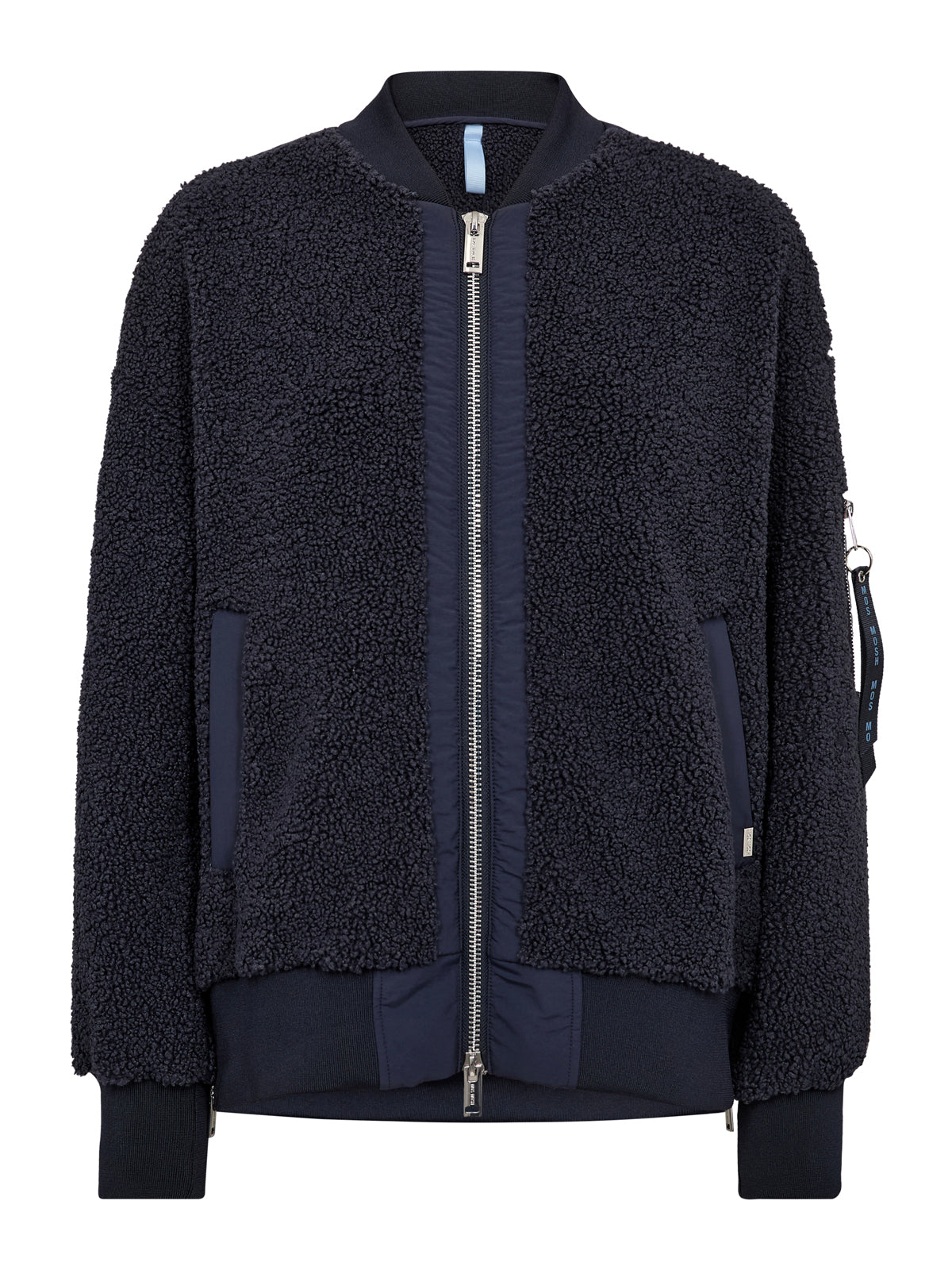 Mos Mosh MMEmeline Teddy Jacket Salute Navy