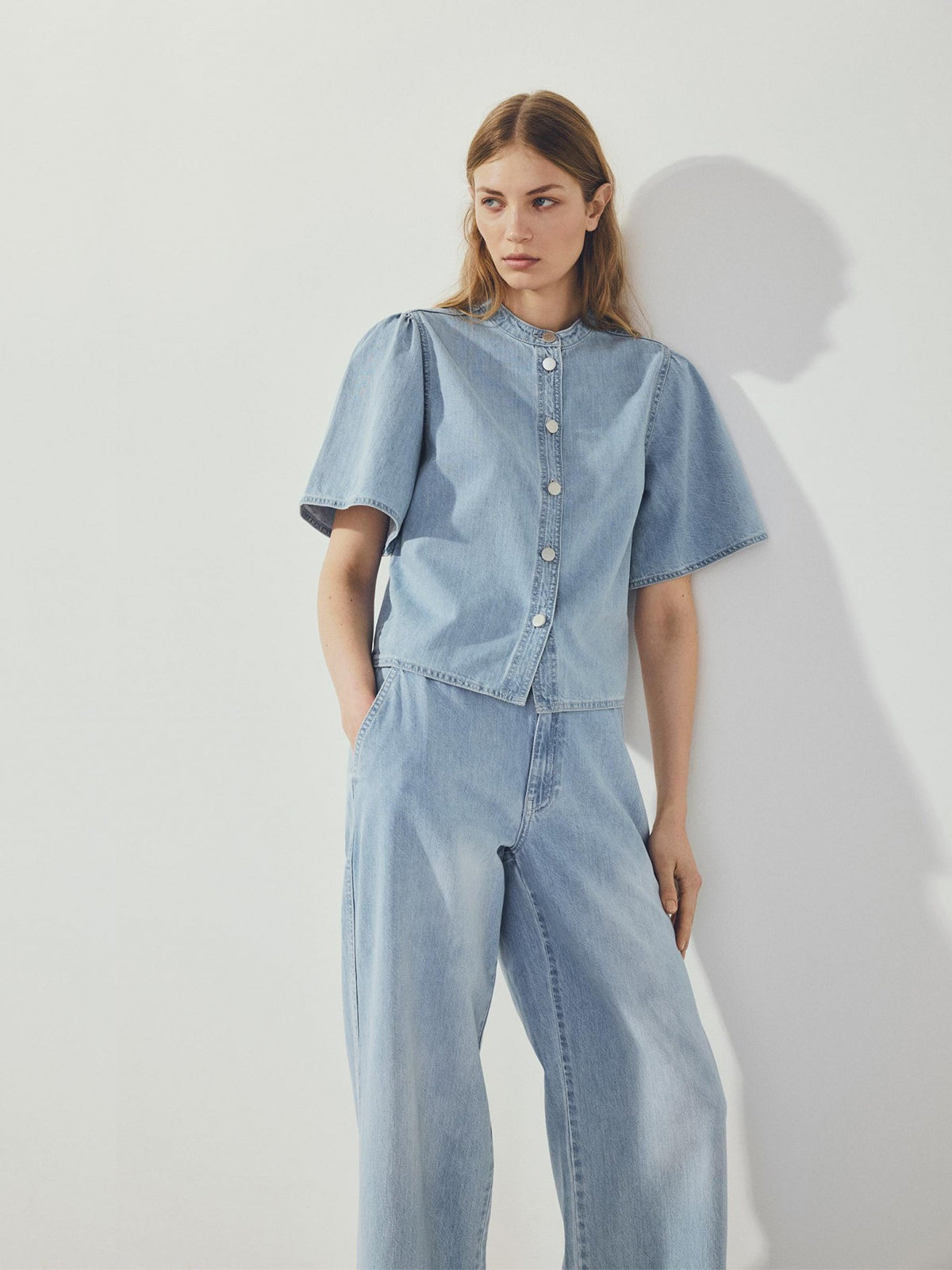 MSCH Ingrid High Waist Wide Leg Jeans