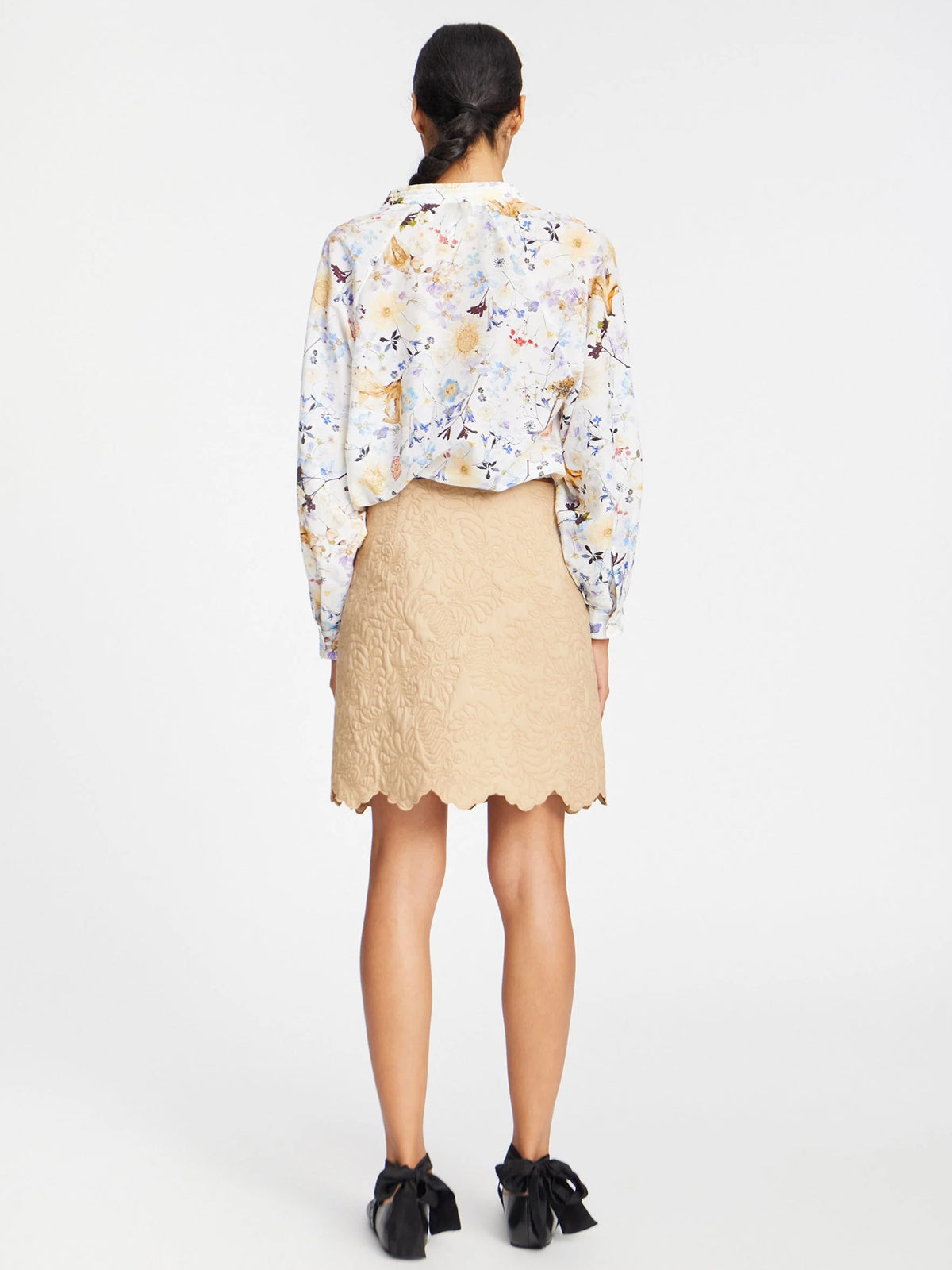 Munthe Ferne Silk Blouse Cream