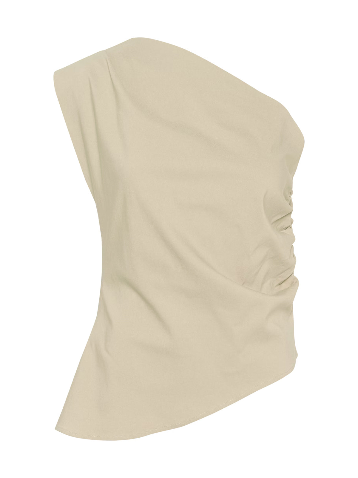 My Essential Wardrobe SoraMW Off Shoulder Top Sandy Green