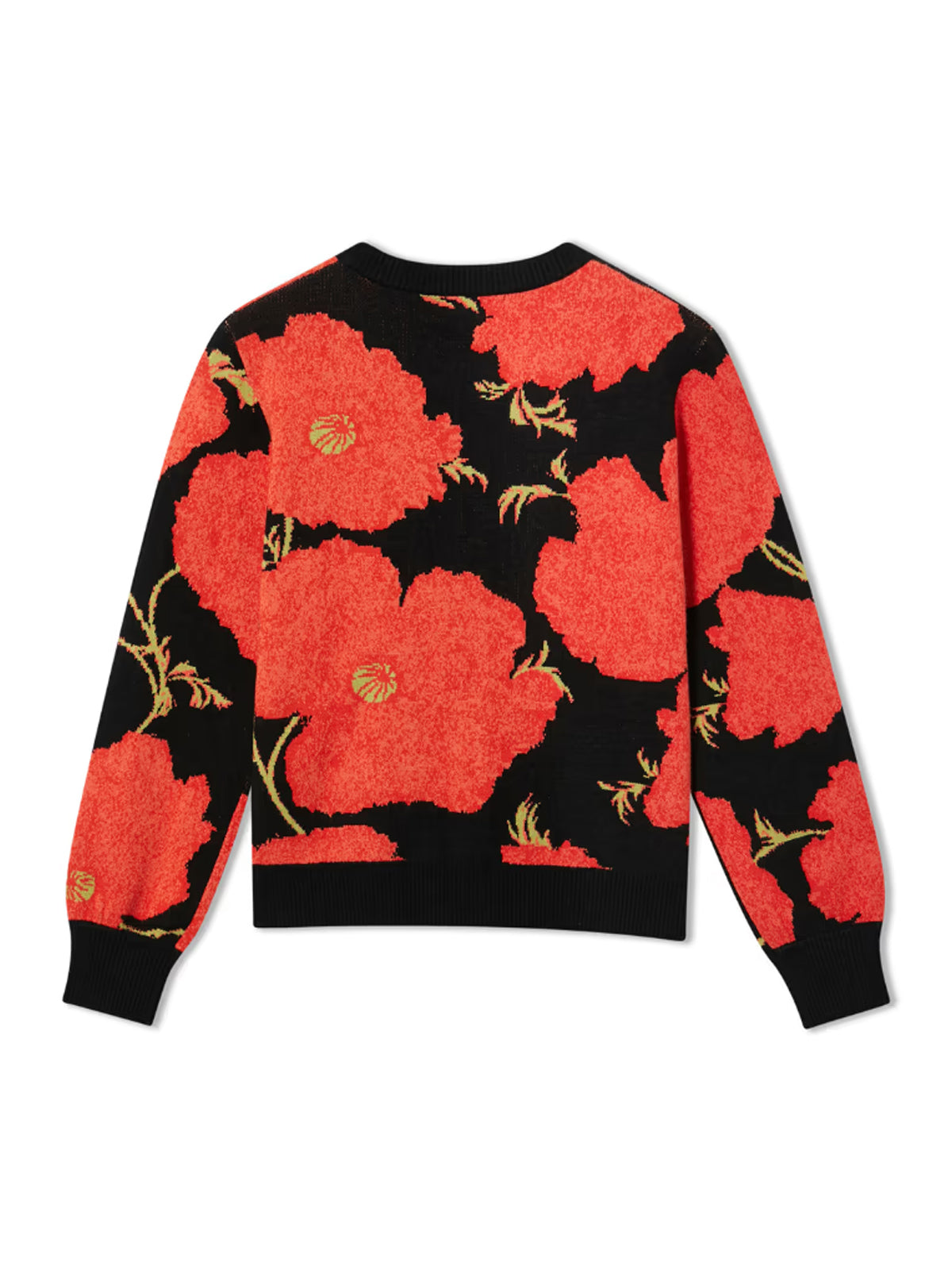 Never Fully Dressed Black Poppy Cardigan