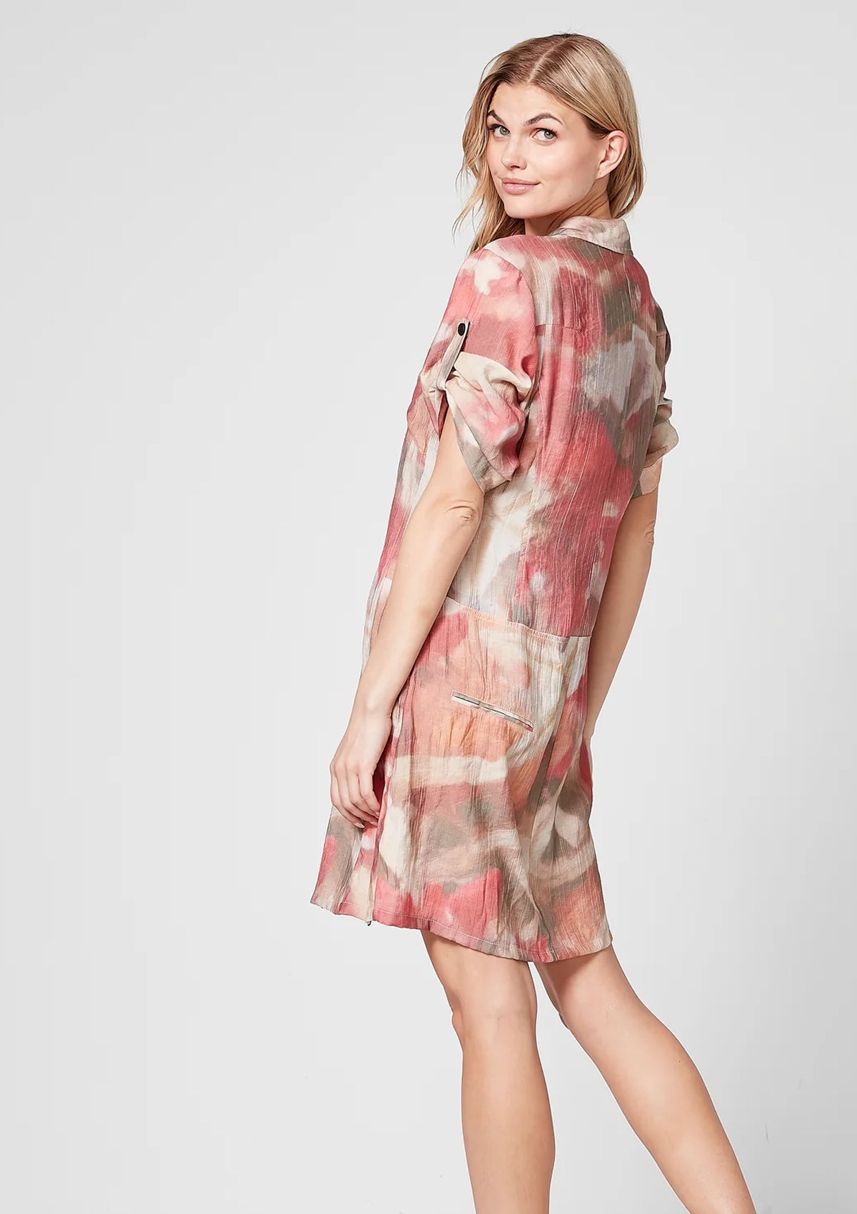 Nu Denmark Tara Dress Bright Red Mix