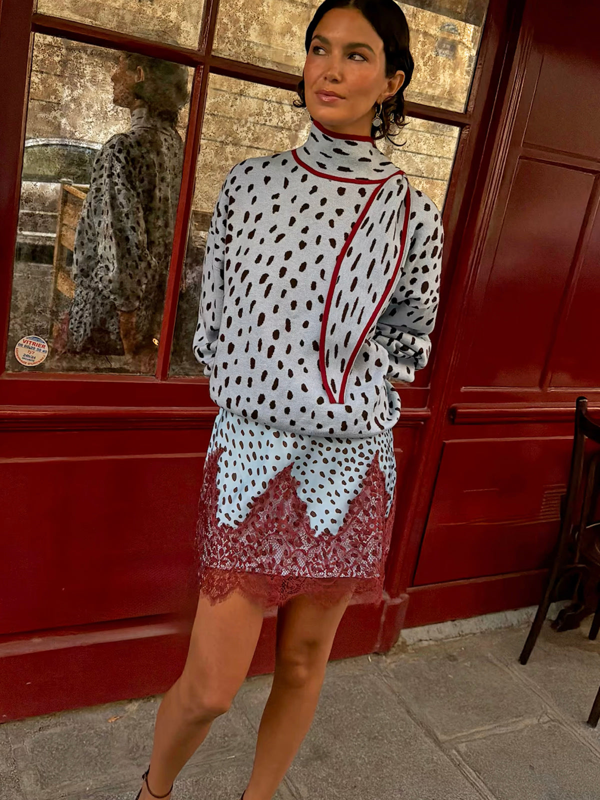 Never Fully Dressed Blue Deer Mini Maeva Skirt