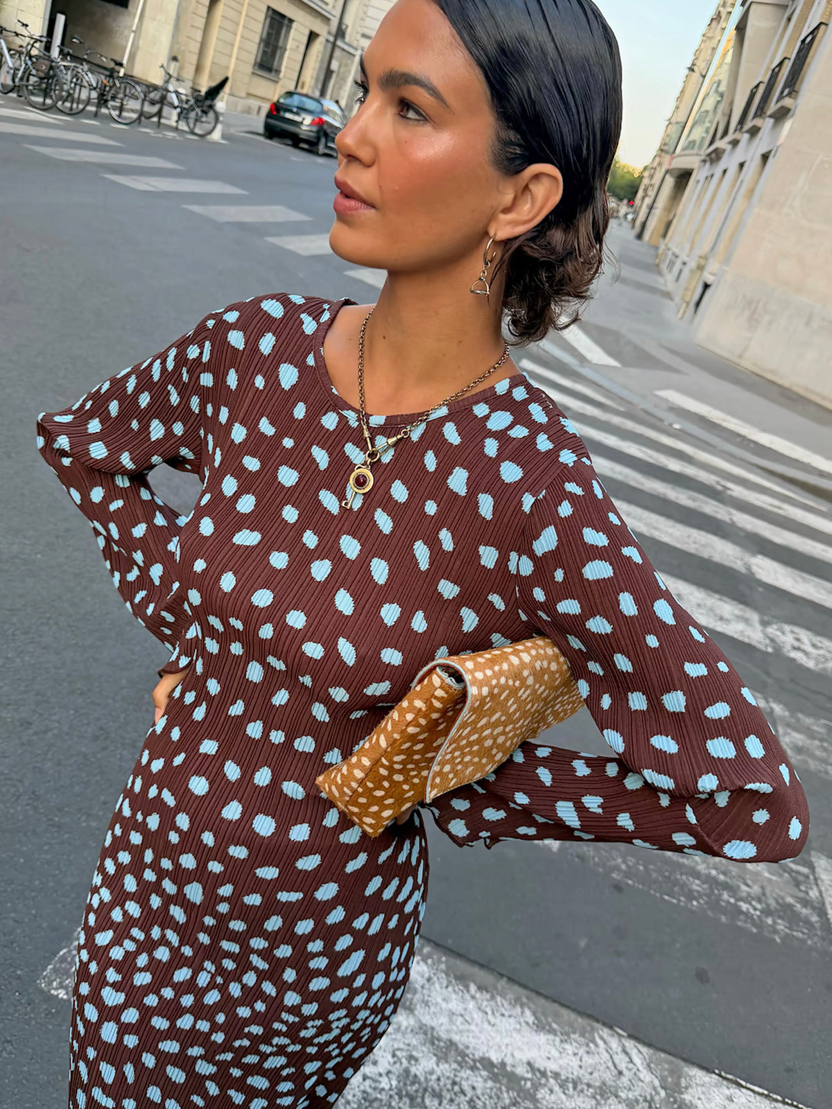 Never Fully Dressed Chocolate Deer Gaia Dress