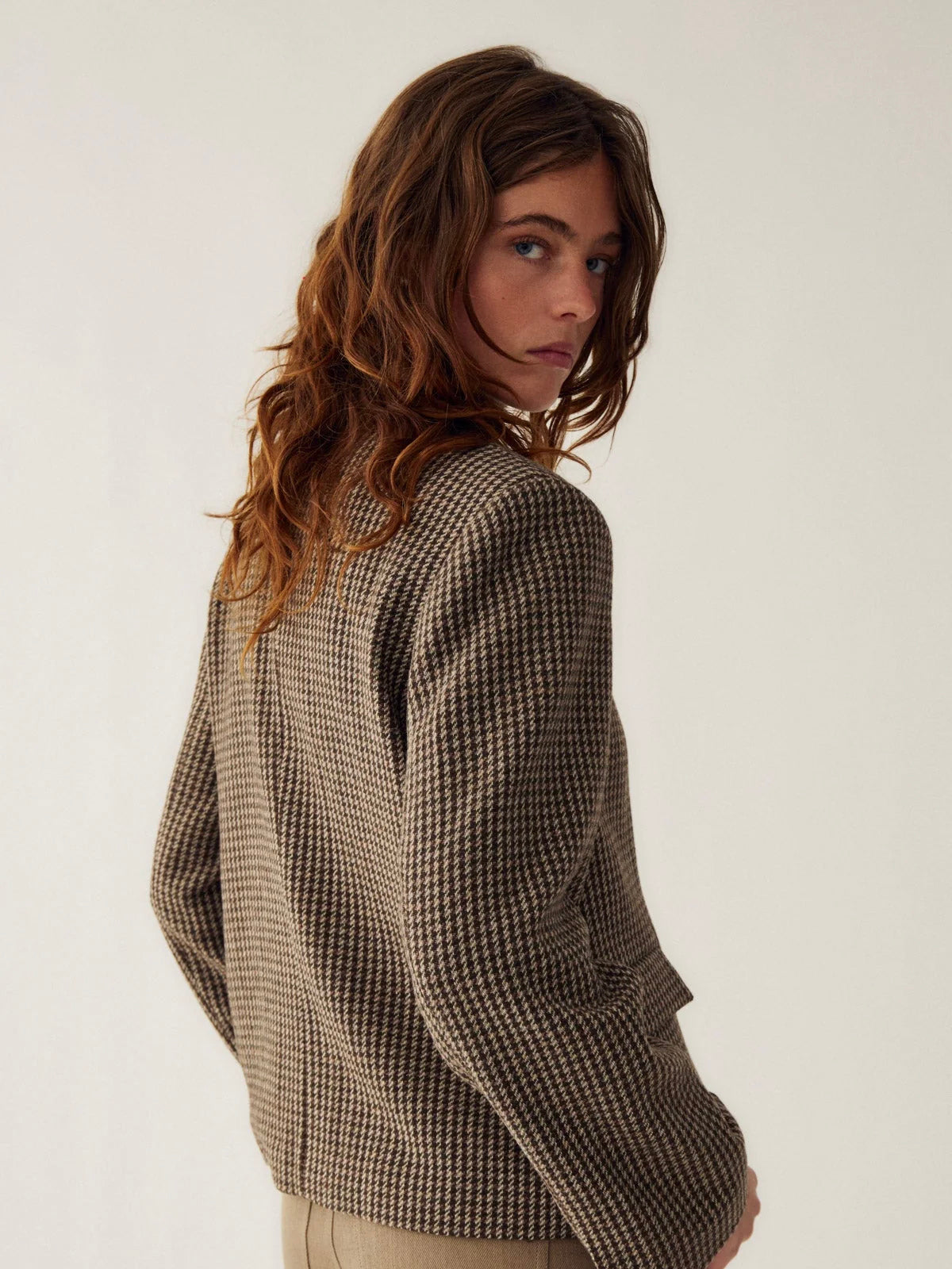 Noella N-Monique Delphia Blazer Brown Check