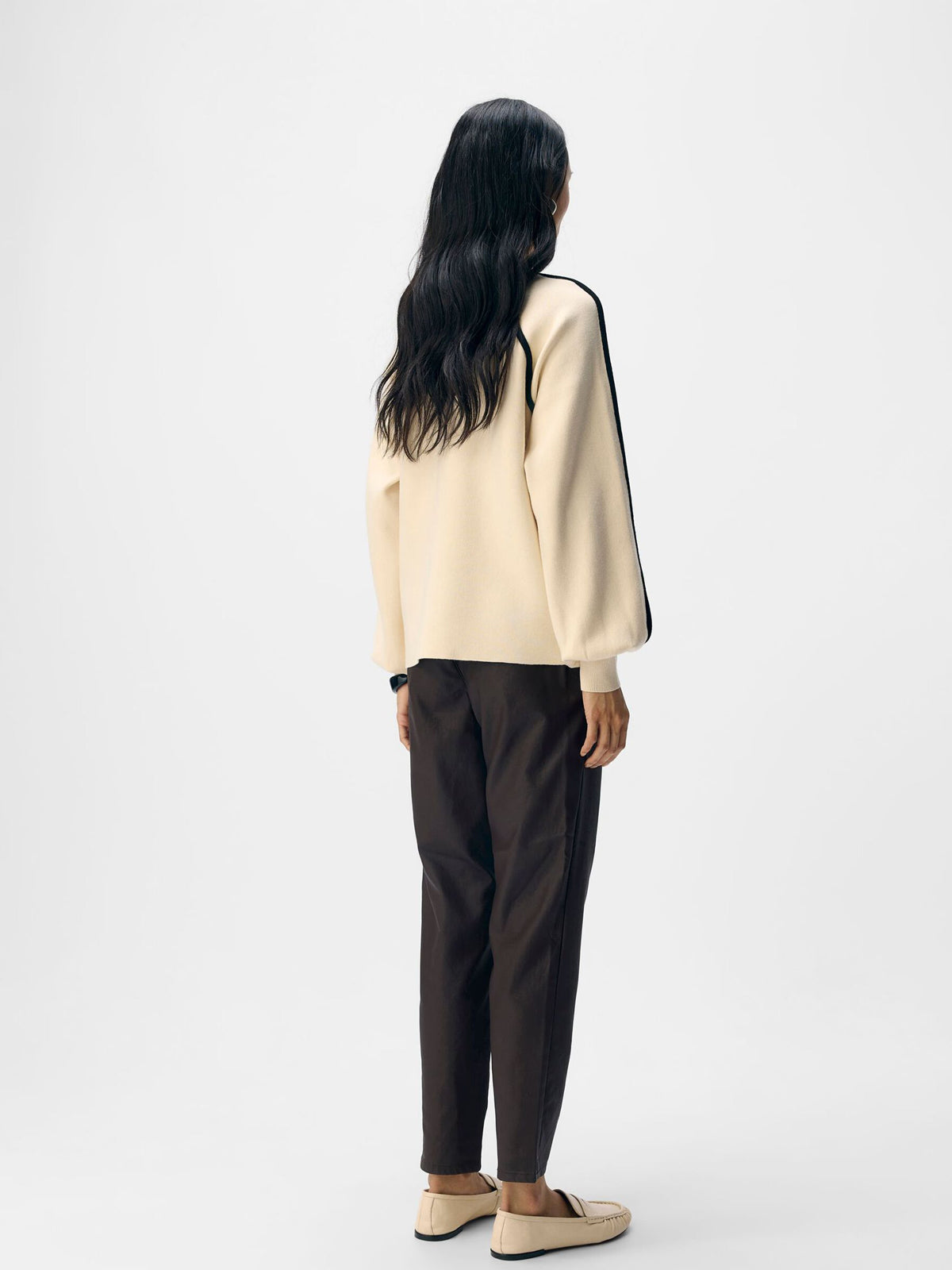 Object Detailed Knitted Pullover Sandshell