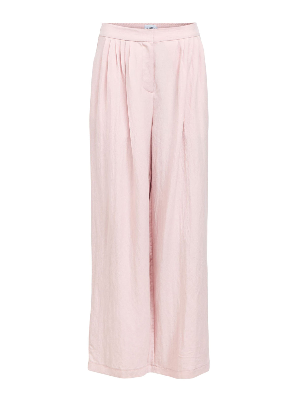 Object Wide Leg Trousers Soft Pink