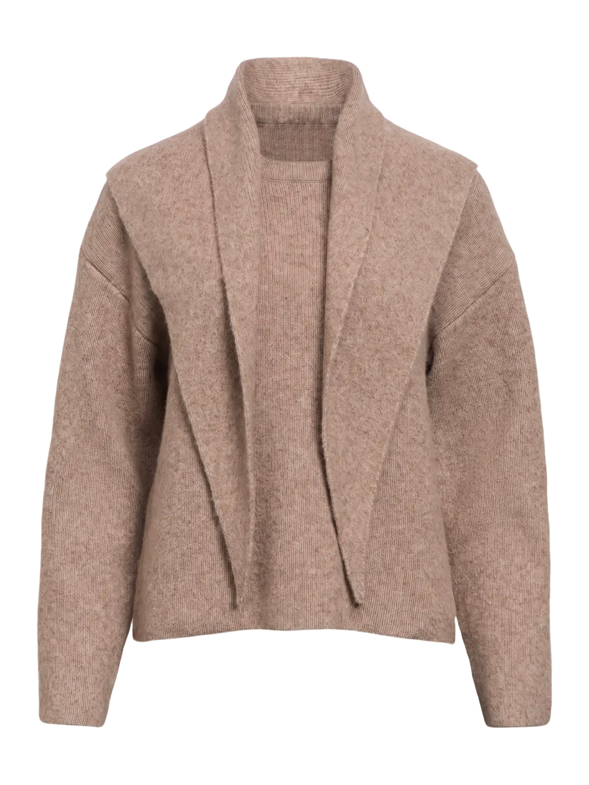 Jasta Scarf Knitted Pullover Humus