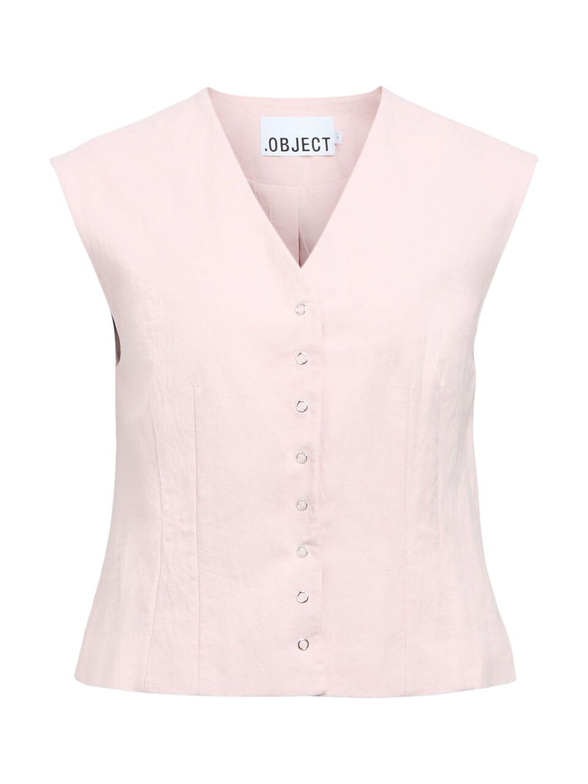 Object Tailored Waistcoat Soft Pink