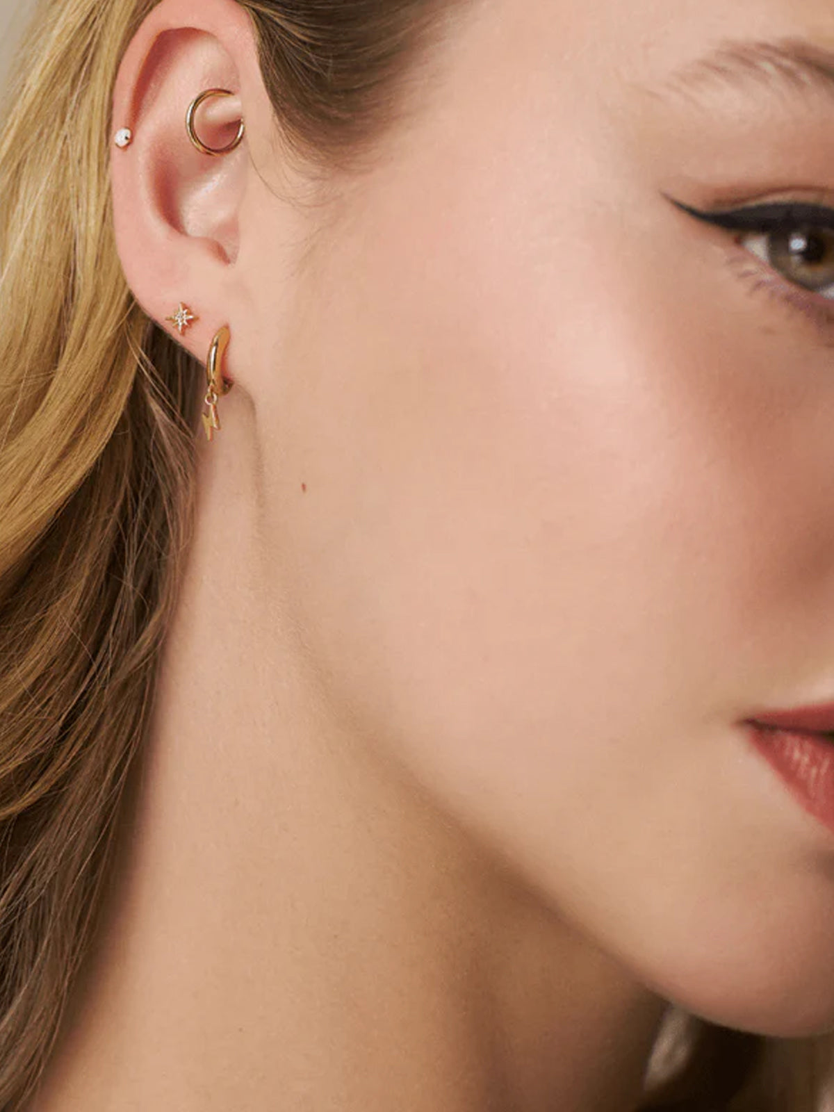 Orelia Starburst 3 Earring Set