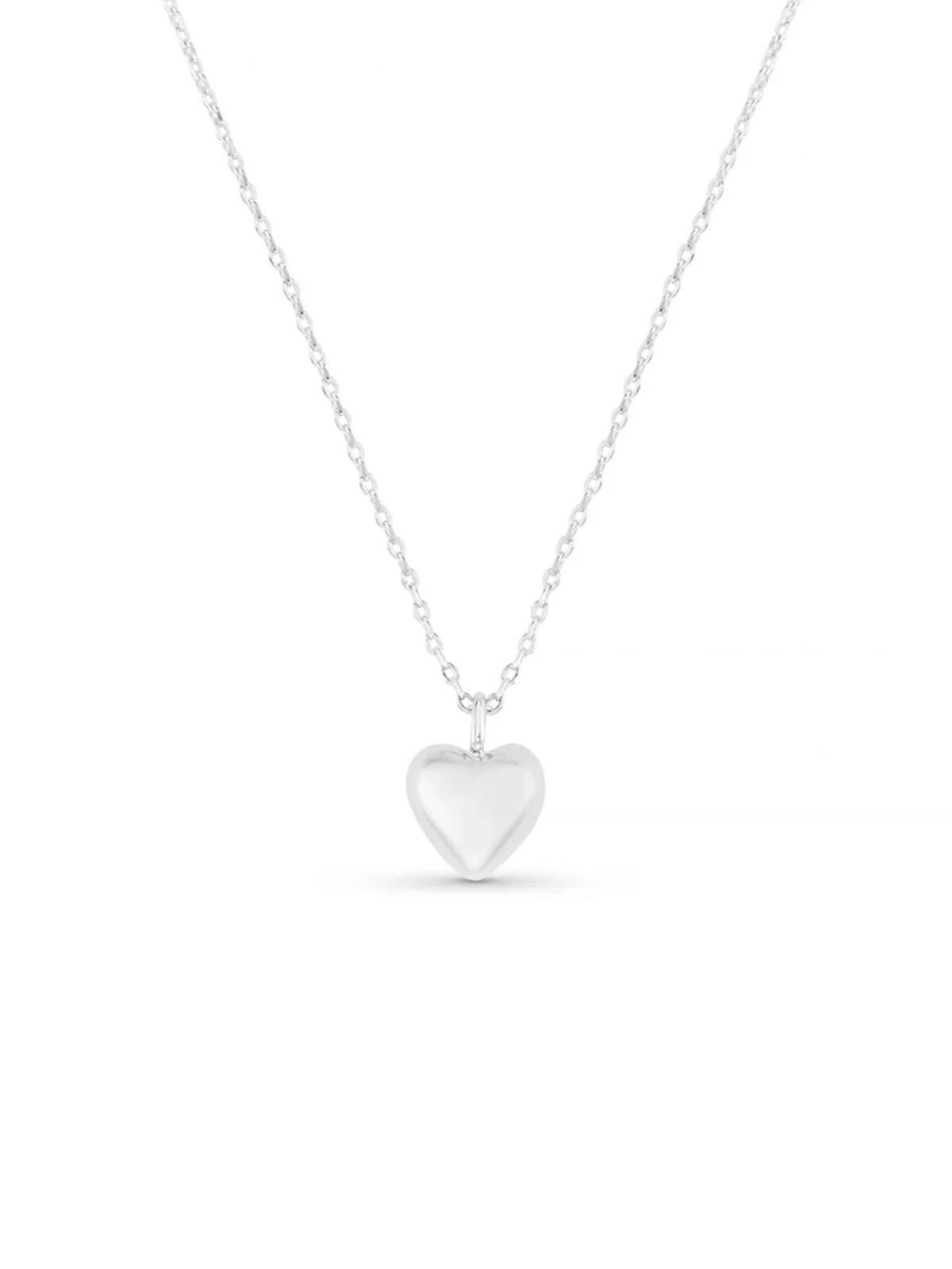 Orelia Domed Heart Short Necklace