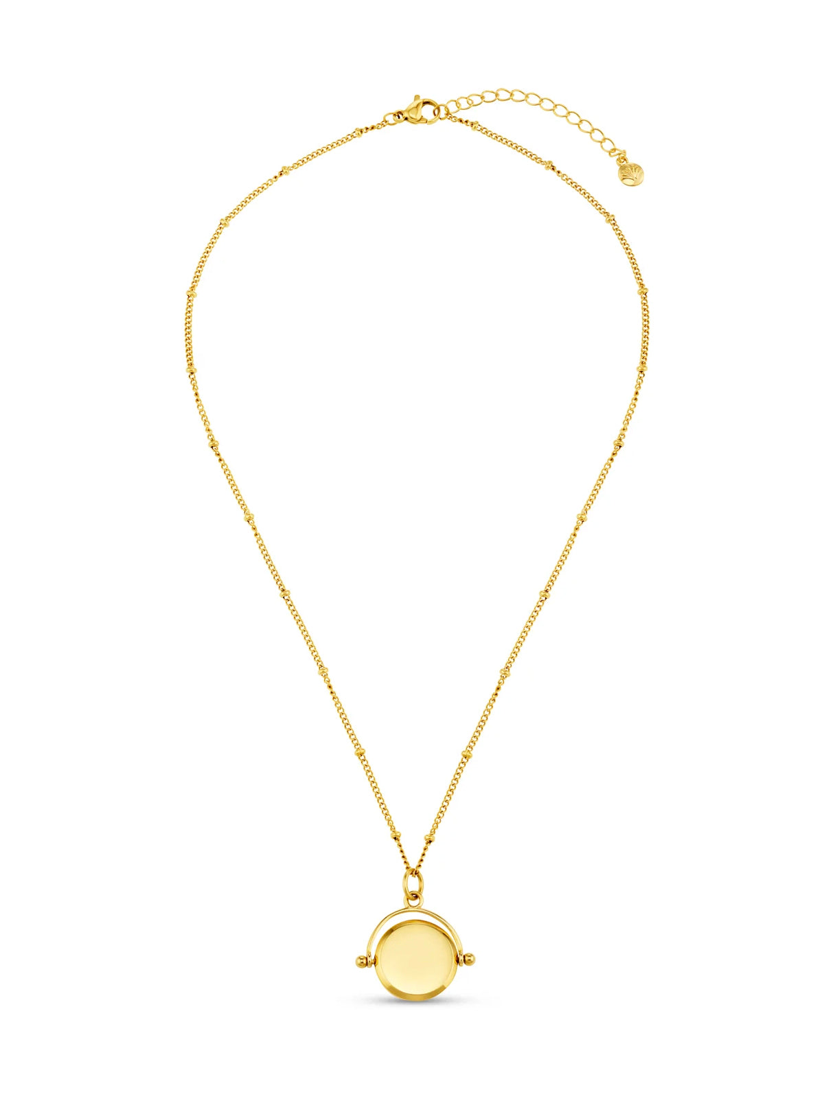 Luxe 18K Gold Disc Necklace