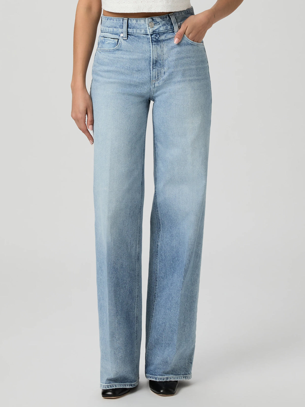 Paige Sasha 32 Inch Wide Leg Jean Verse