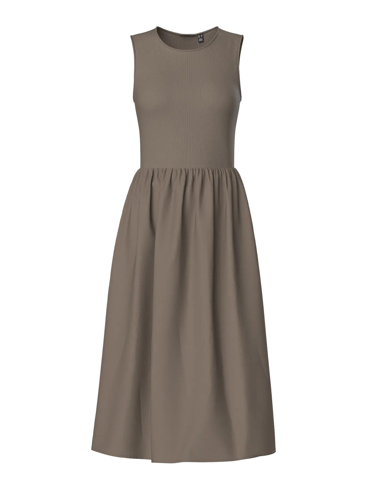 Sleeveless Midi Dress Moss