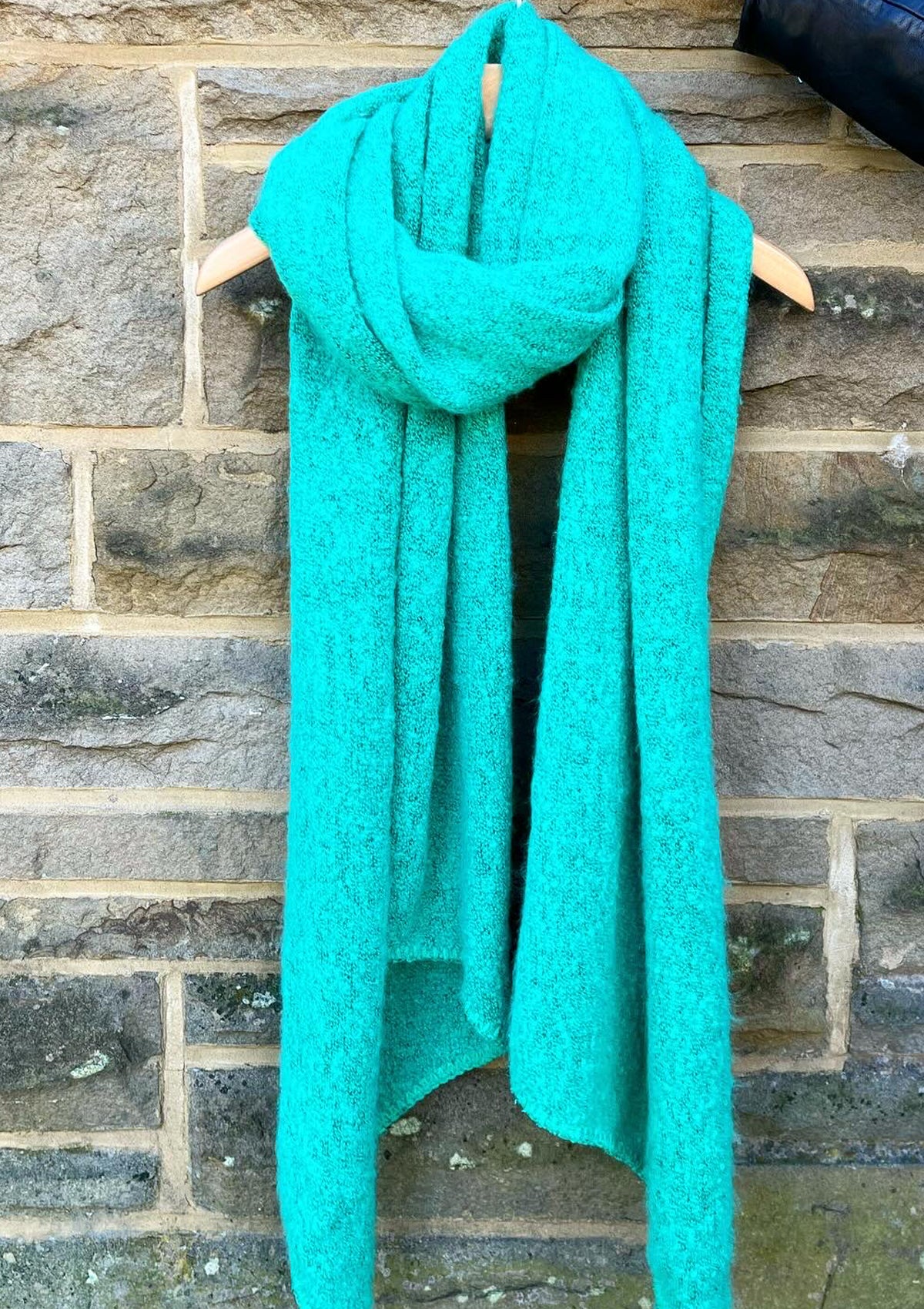 Pieces Long Scarf Parakeet Green