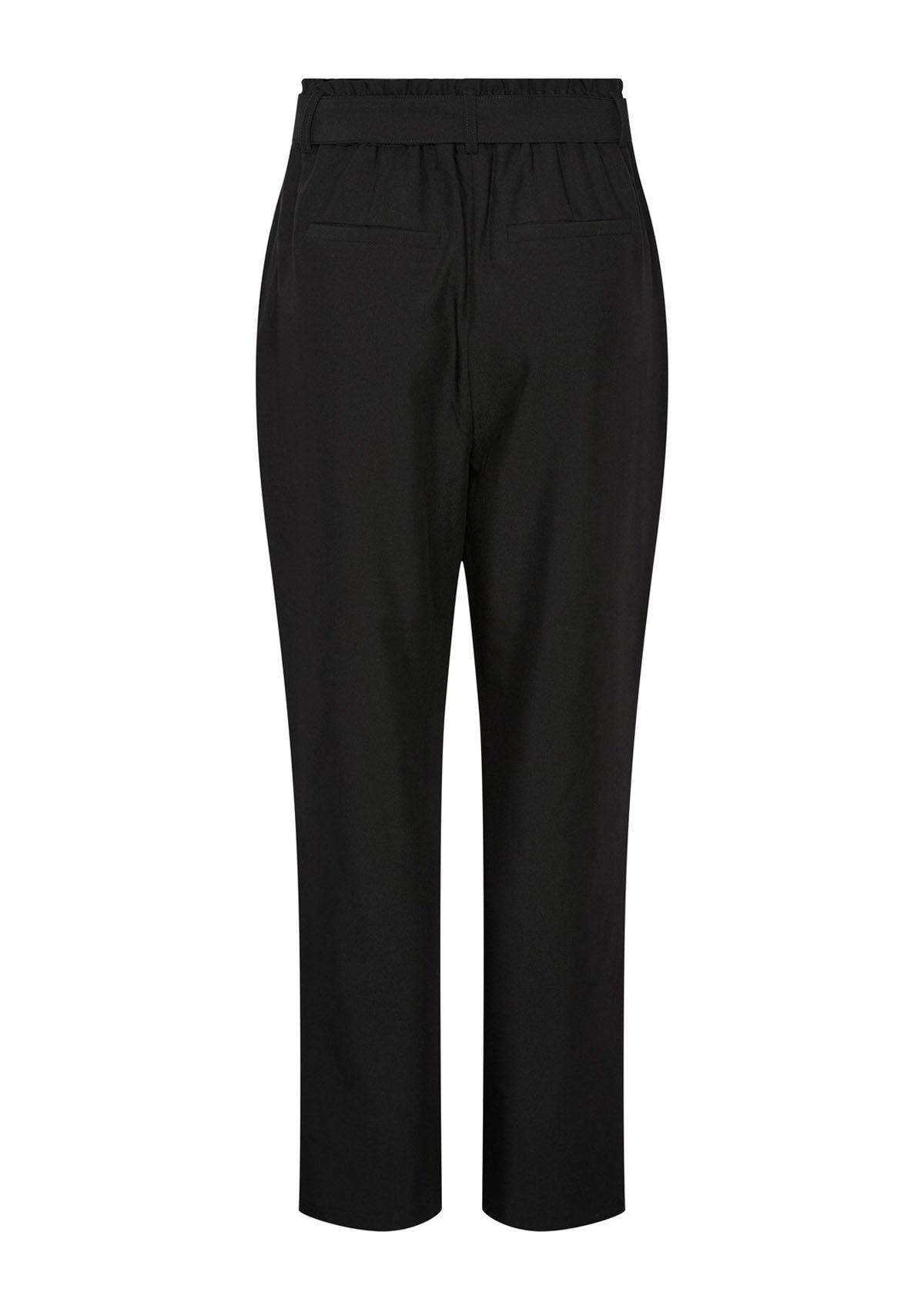 Pieces Straight Leg Trousers Black
