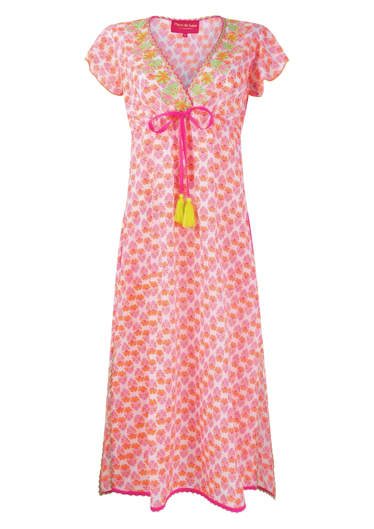 Place Du Soleil Pink Maxi Dress