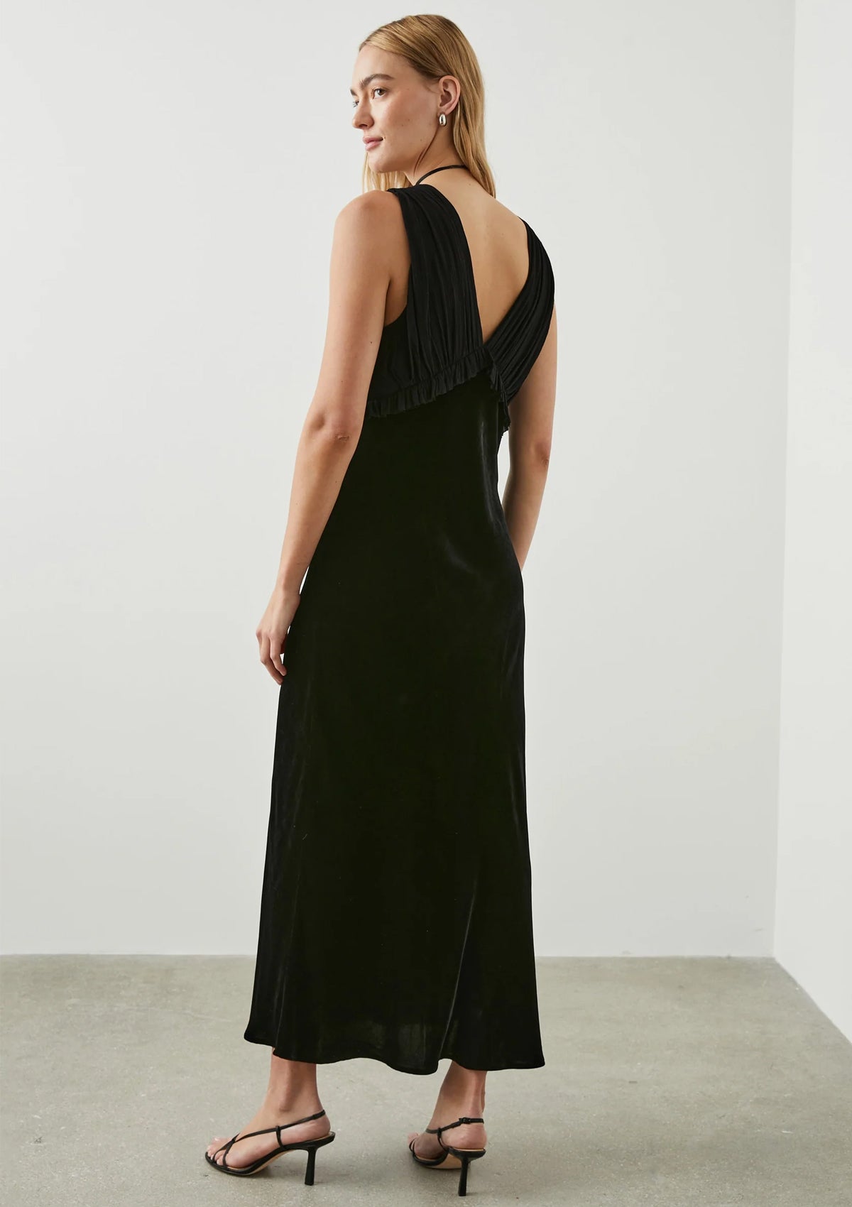 Rails Gilda Dress Black Velvet
