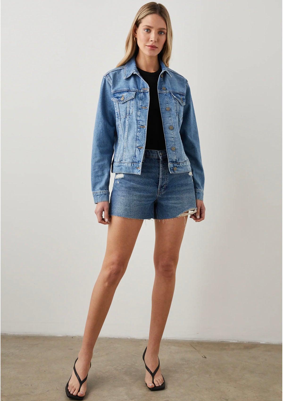 Rails Mulholland Denim Jacket Blue Vintage