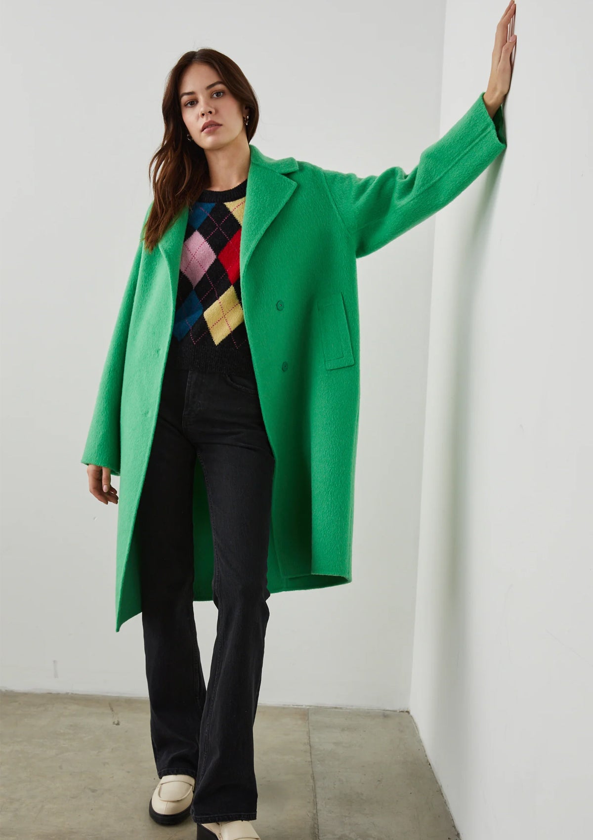 Rails Lore Coat Green Apple