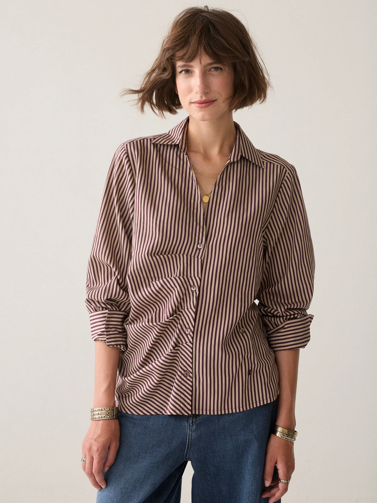 Summum Wear Your Way Two Tone Blouse