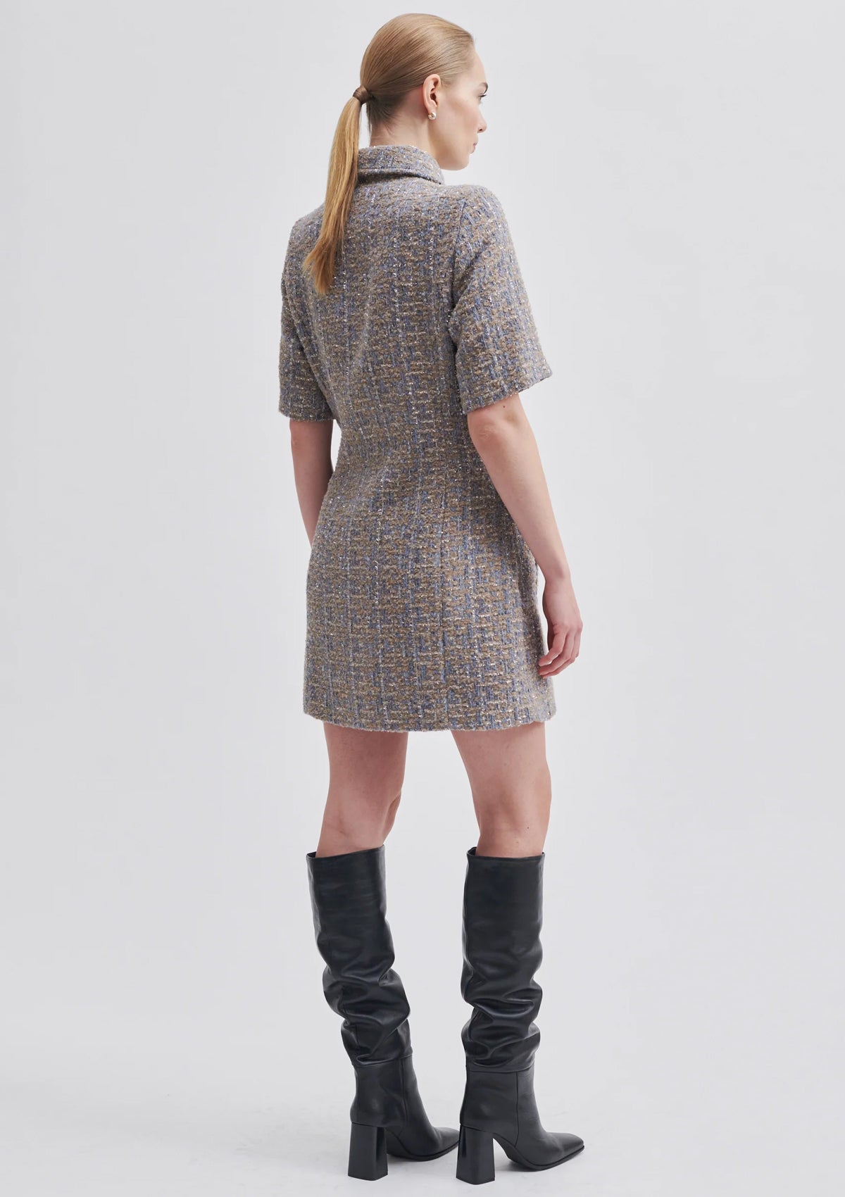 Second Female Lilje Dress Silver Mink