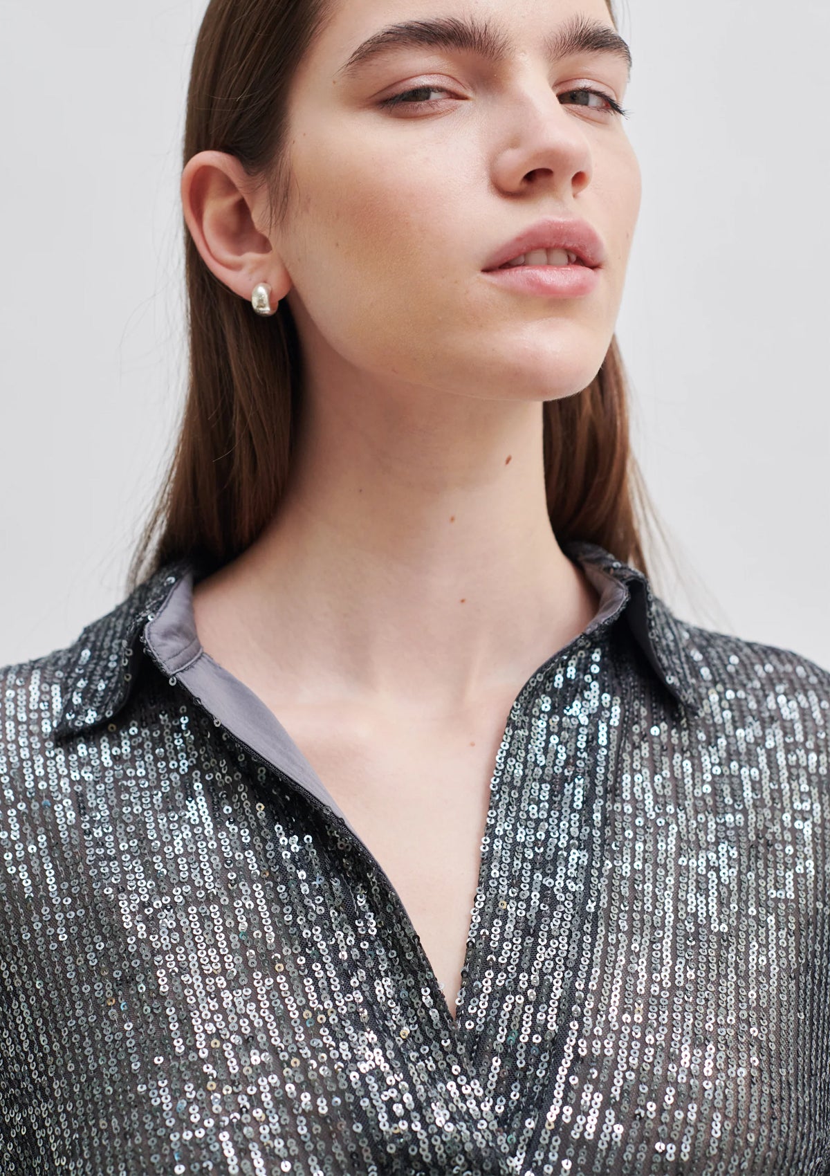 Second Female Moonshine Blouse Volcanic Ash
