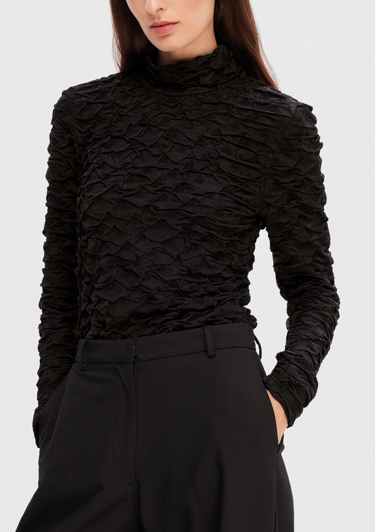 Selected Femme Nancy Top Black