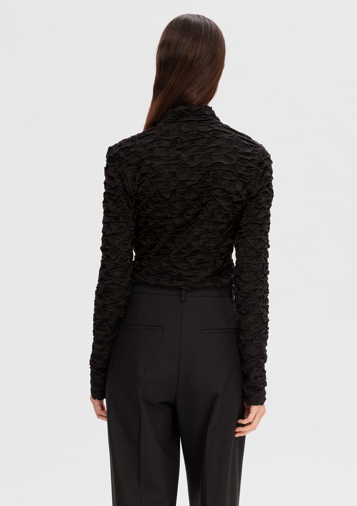 Selected Femme Nancy Top Black