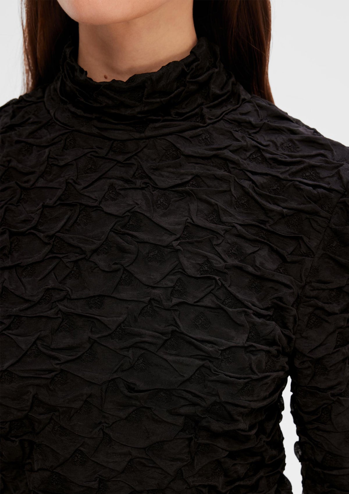 Selected Femme Nancy Top Black