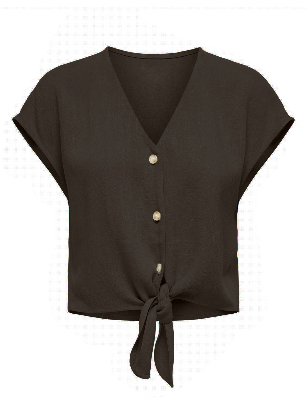 Siesta Knot Shirt Black Coffee