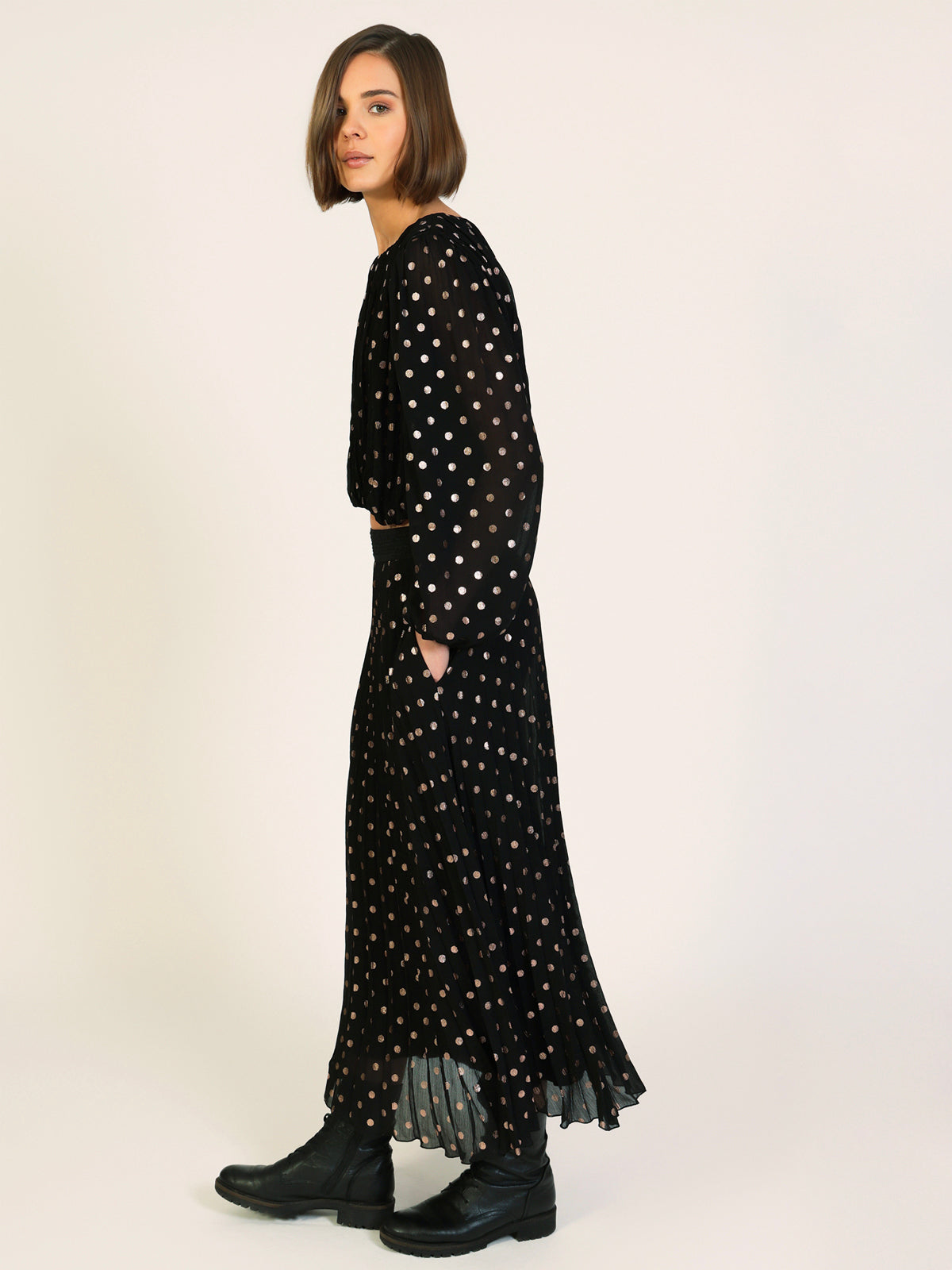 Traffic People Many Moons Hera Skirt Black