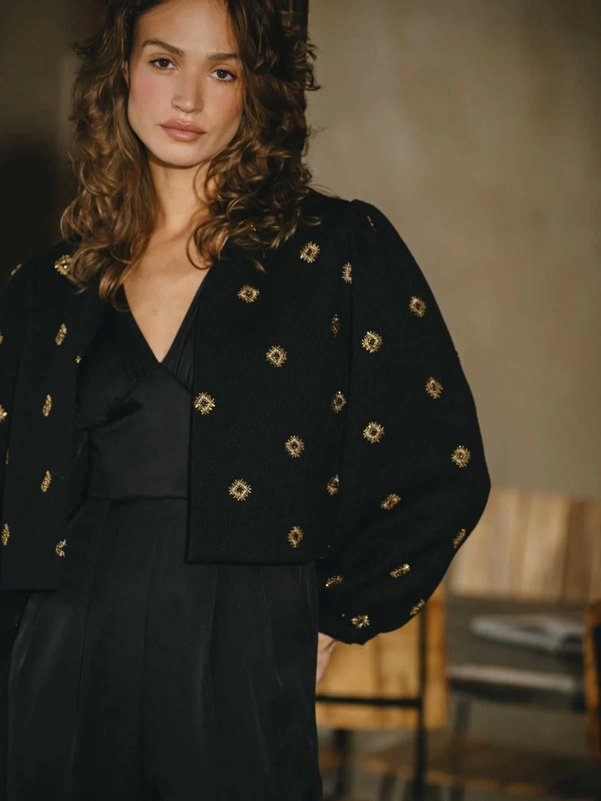 Traffic People When The Wind Blows Clara Jacket Black