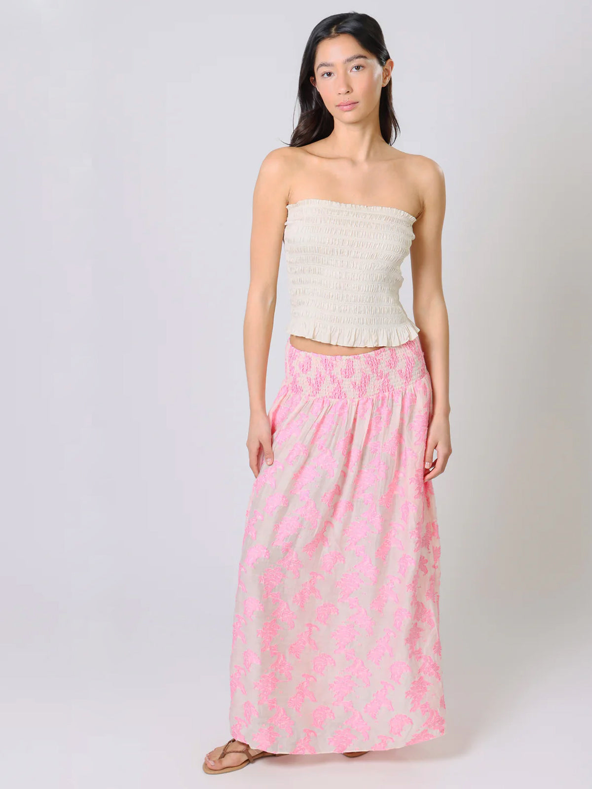 Traffic People Wisdom & Pearls Aurora Skirt Pink