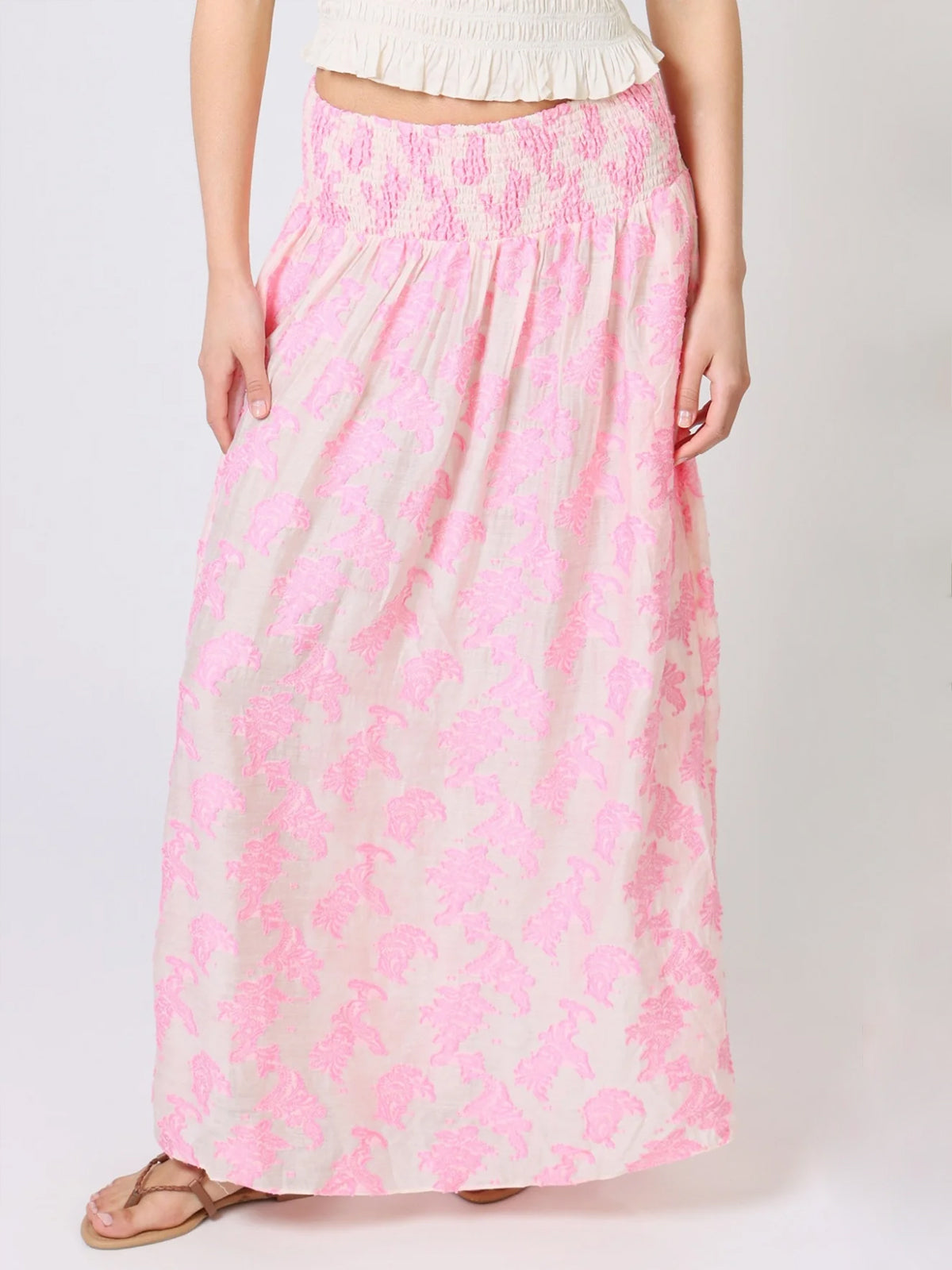 Traffic People Wisdom & Pearls Aurora Skirt Pink