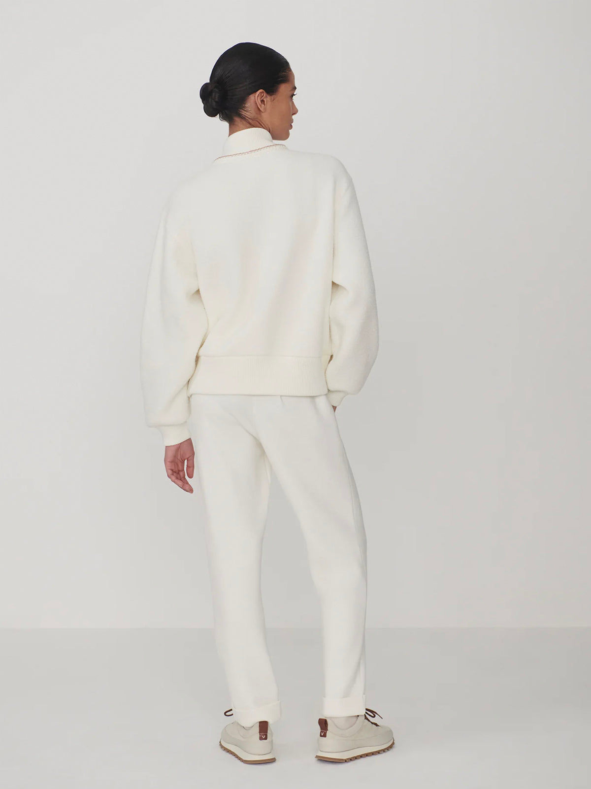 Varley Klaudia Fleece Jacket Egret