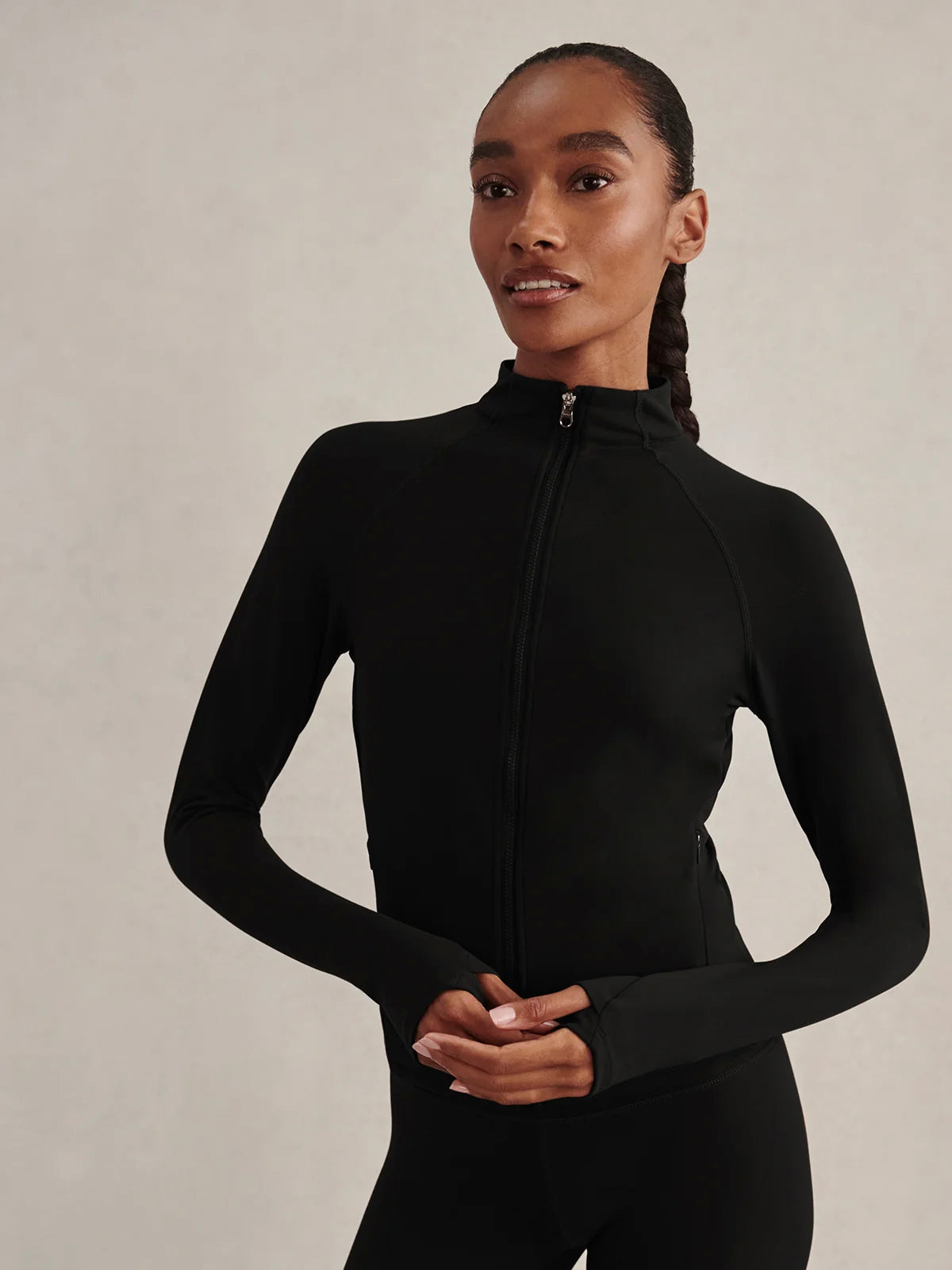 Varley Always Zip Through Sweat Black