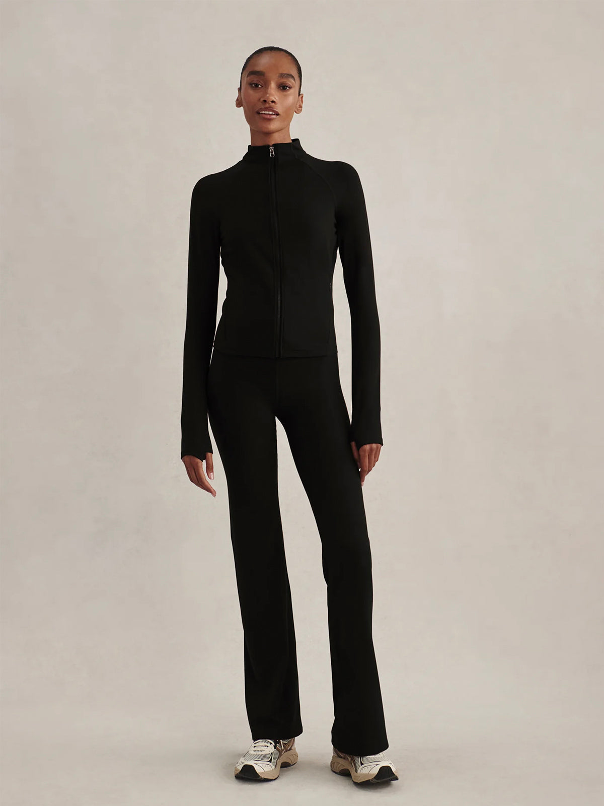 Varley Always Zip Through Sweat Black