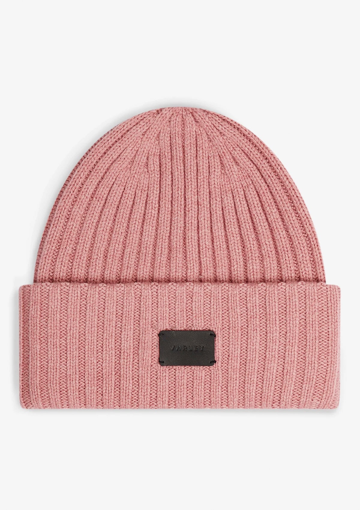 Varley Elva Chunky Rib Beanie Rose Blush