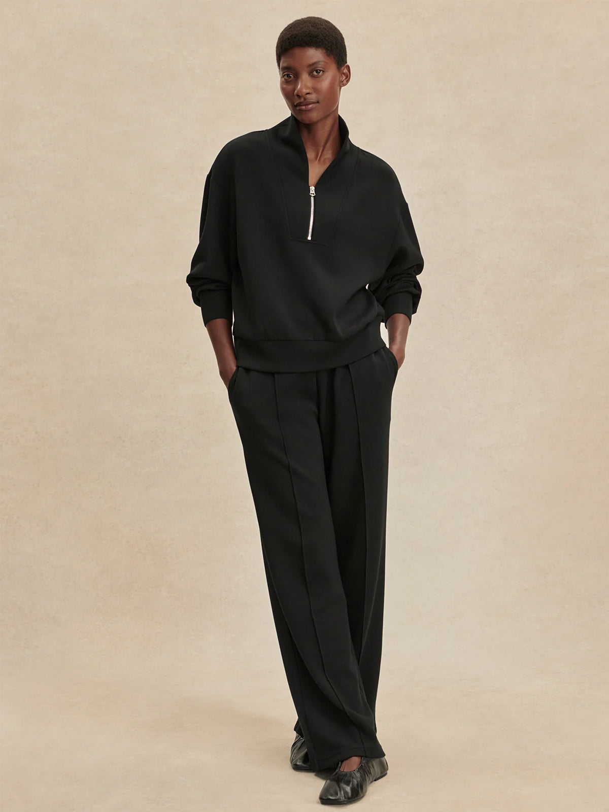 Varley The Wide Leg Pant 30 Black